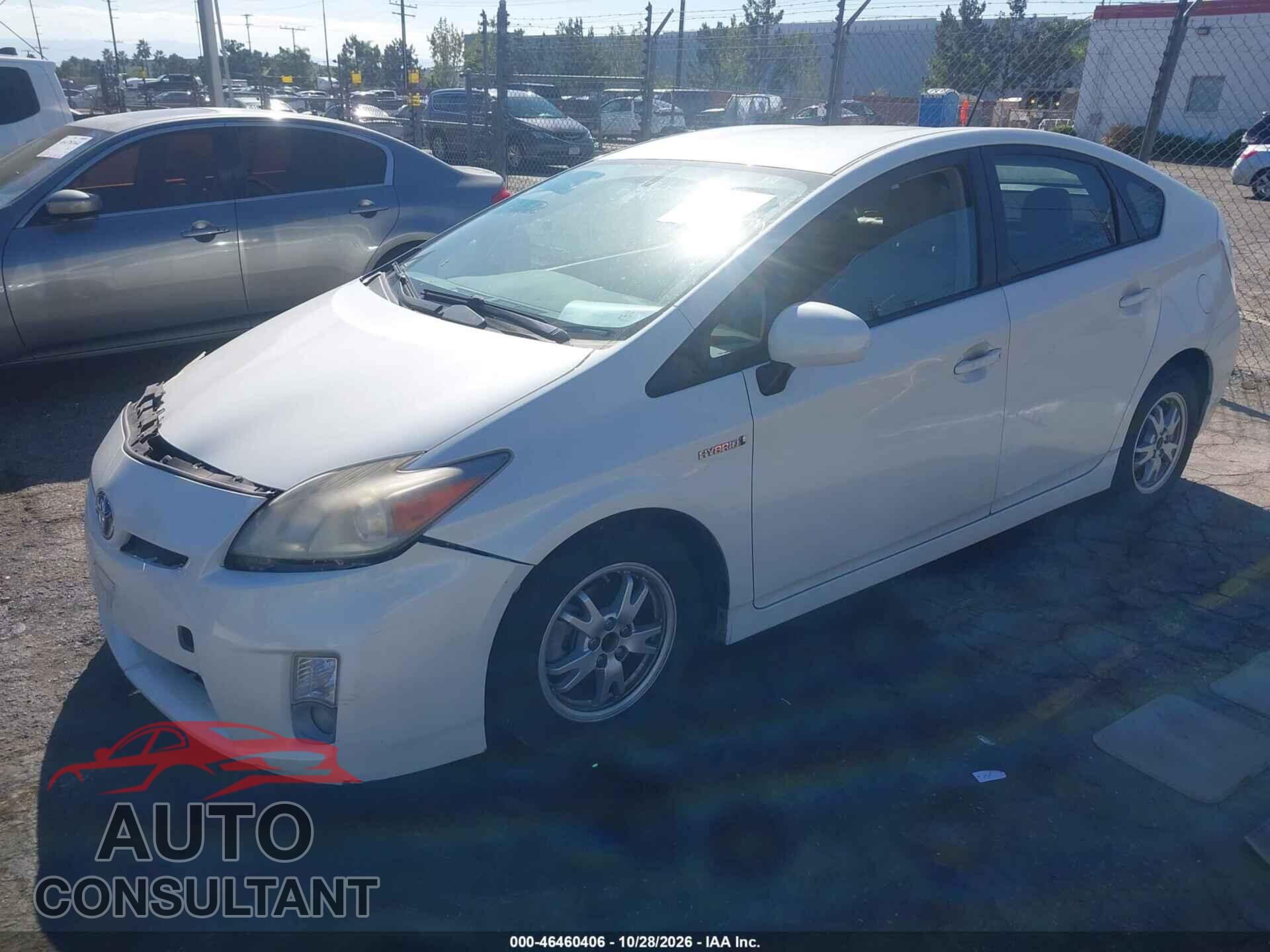 TOYOTA PRIUS 2011 - JTDKN3DU4B0327741