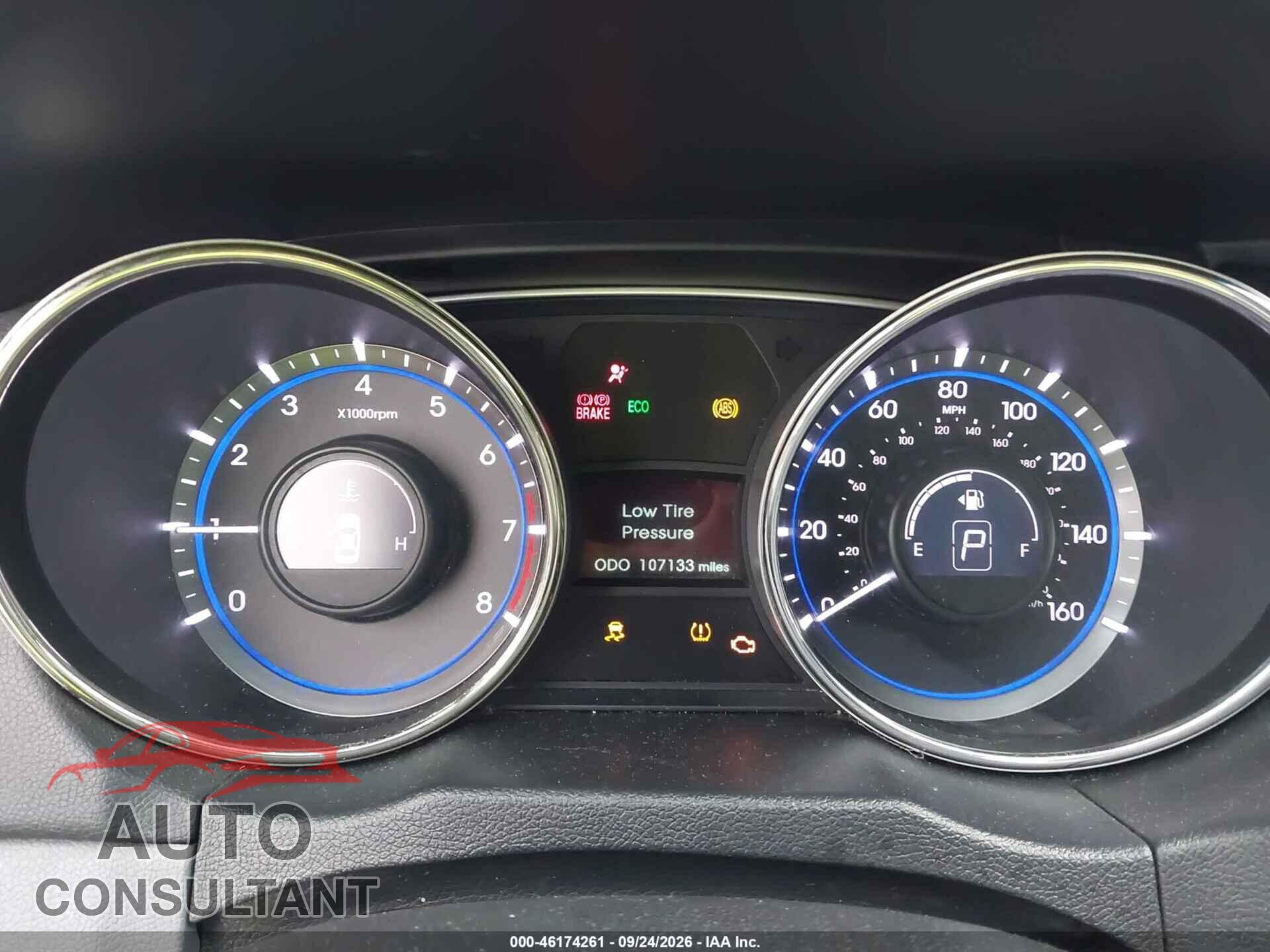 HYUNDAI SONATA 2013 - 5NPEC4AC2DH732538