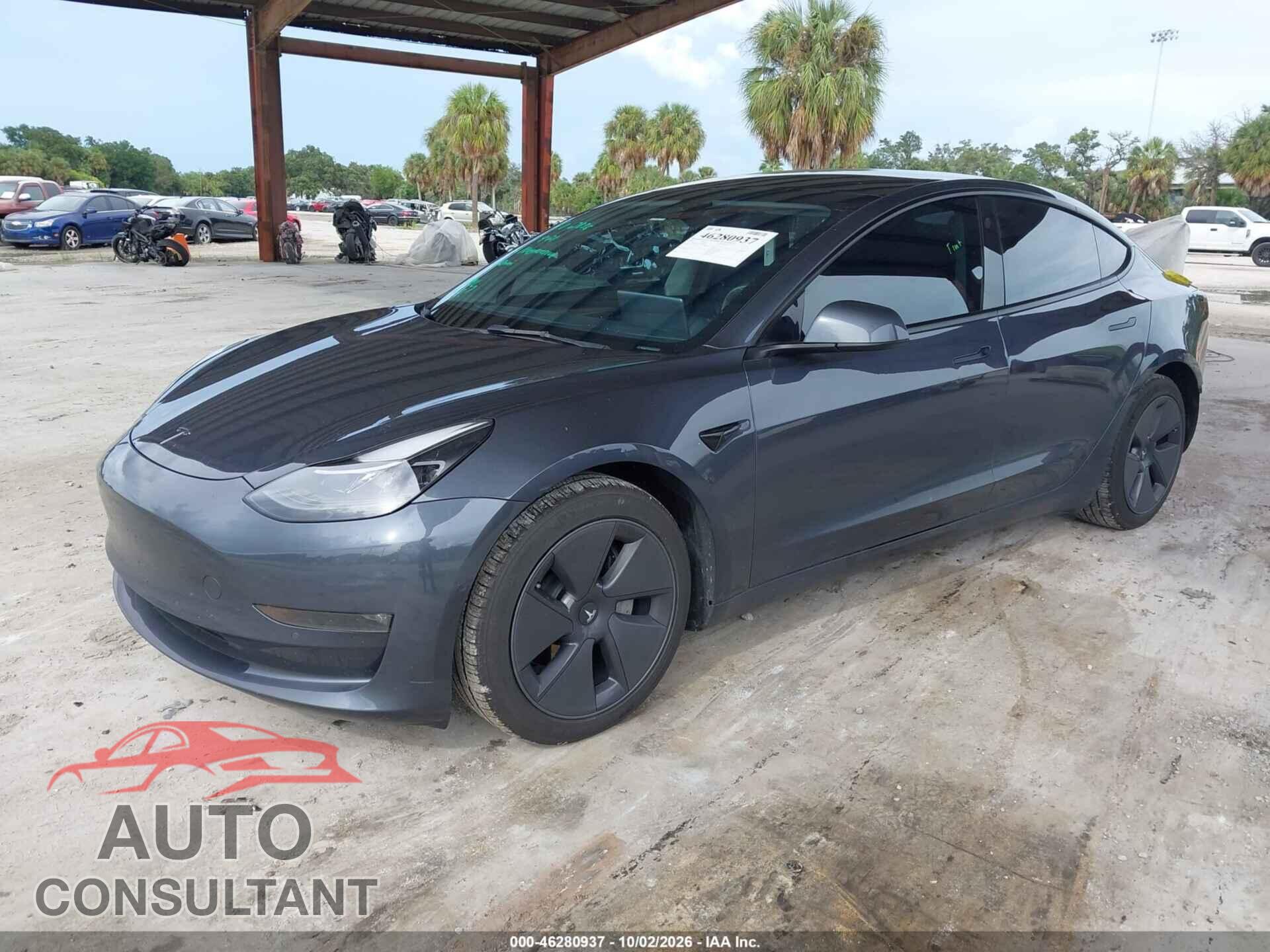 TESLA MODEL 3 2022 - 5YJ3E1EB2NF314563