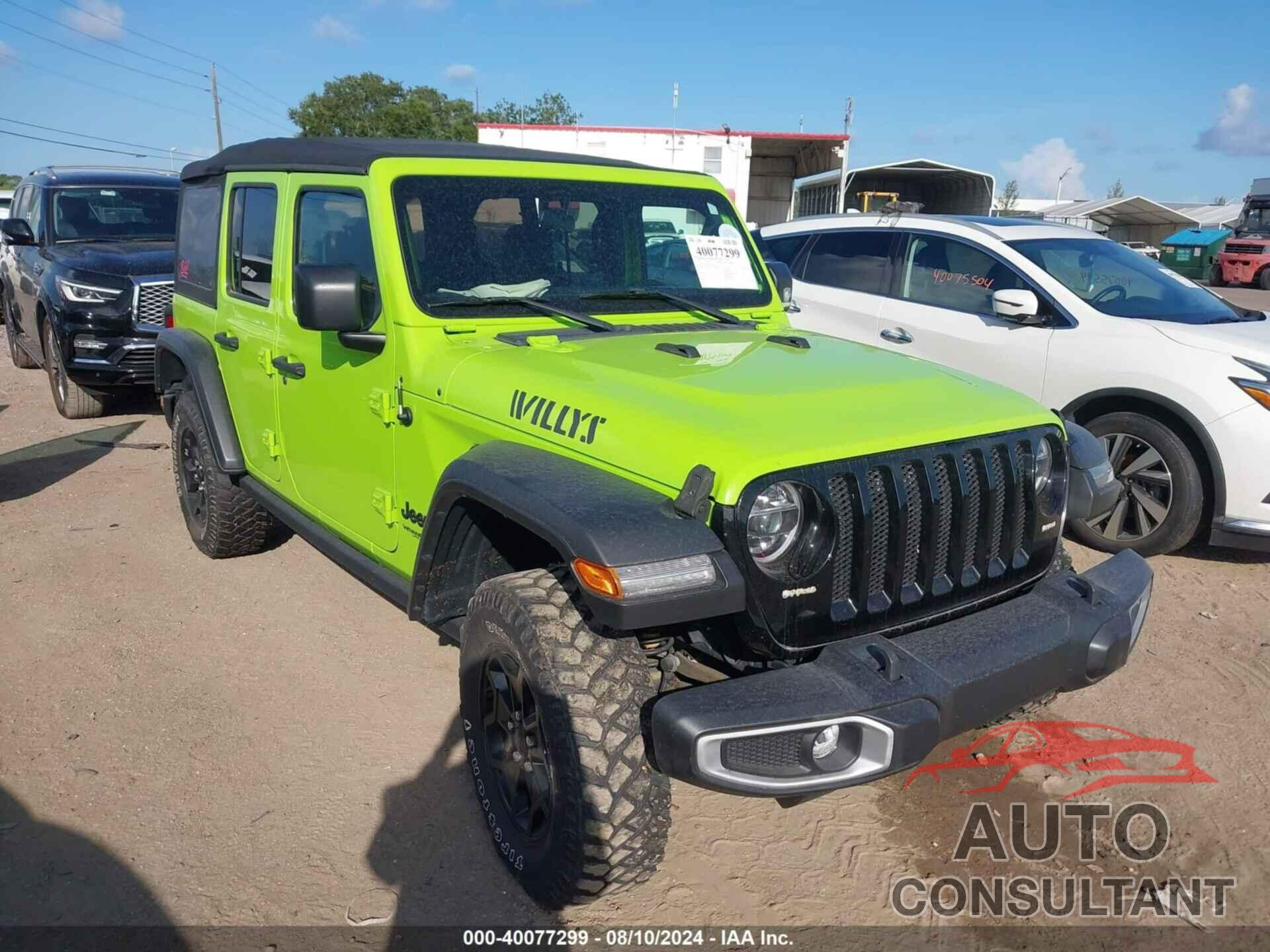 JEEP WRANGLER UNLIMITED 2021 - 1C4HJXDG5MW827818