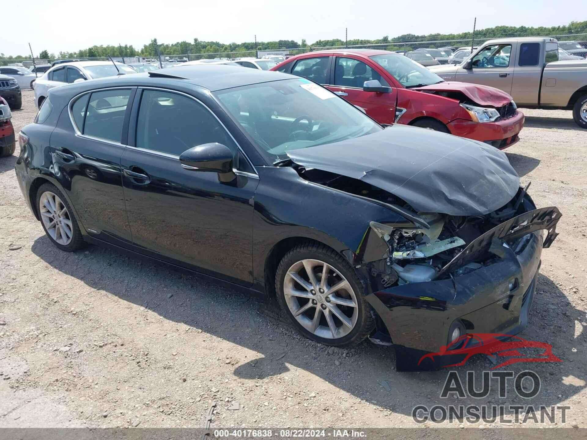 LEXUS CT 200H 2012 - JTHKD5BH9C2097798