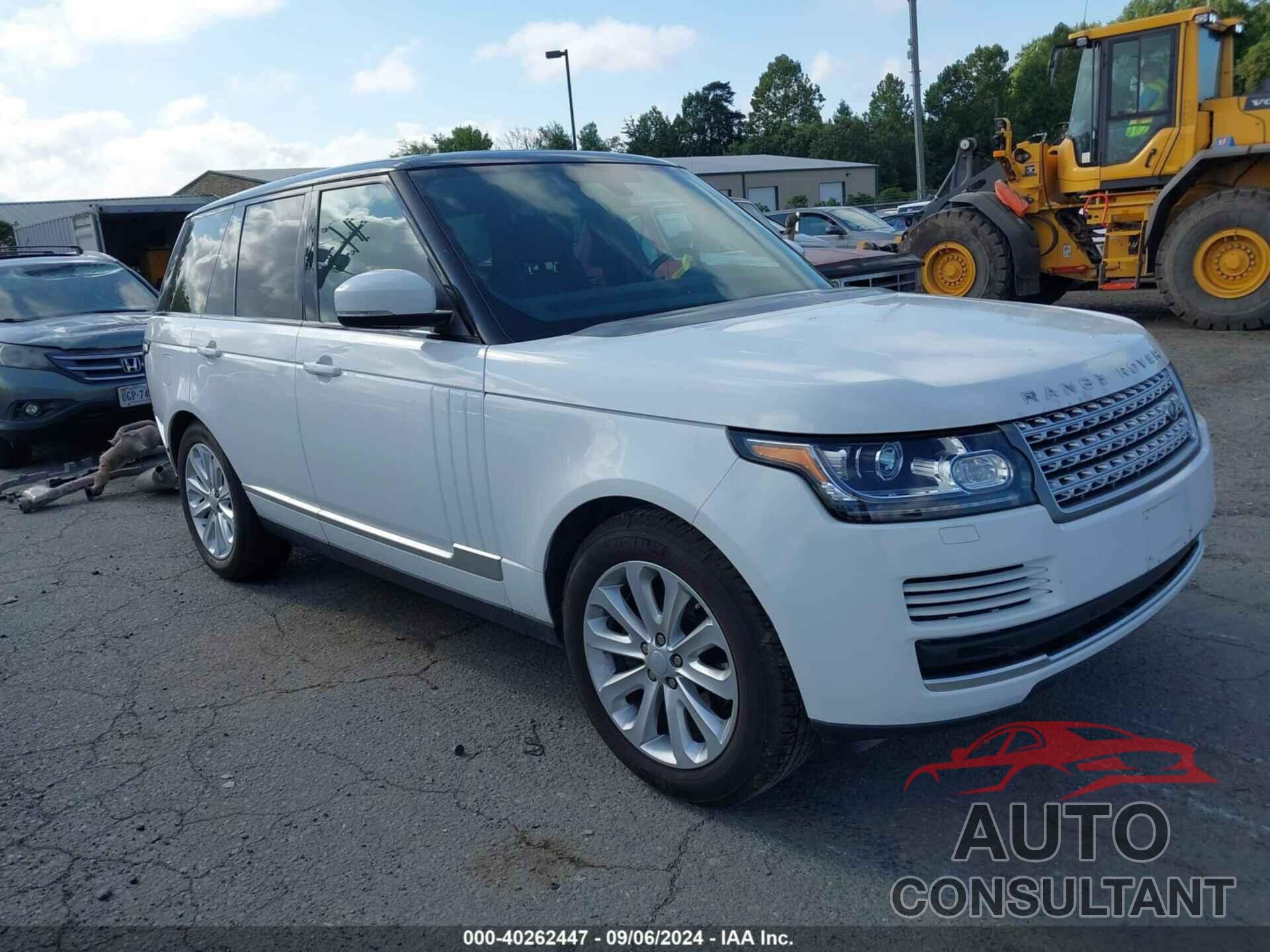 LAND ROVER RANGE ROVER 2016 - SALGS2KF3GA250996