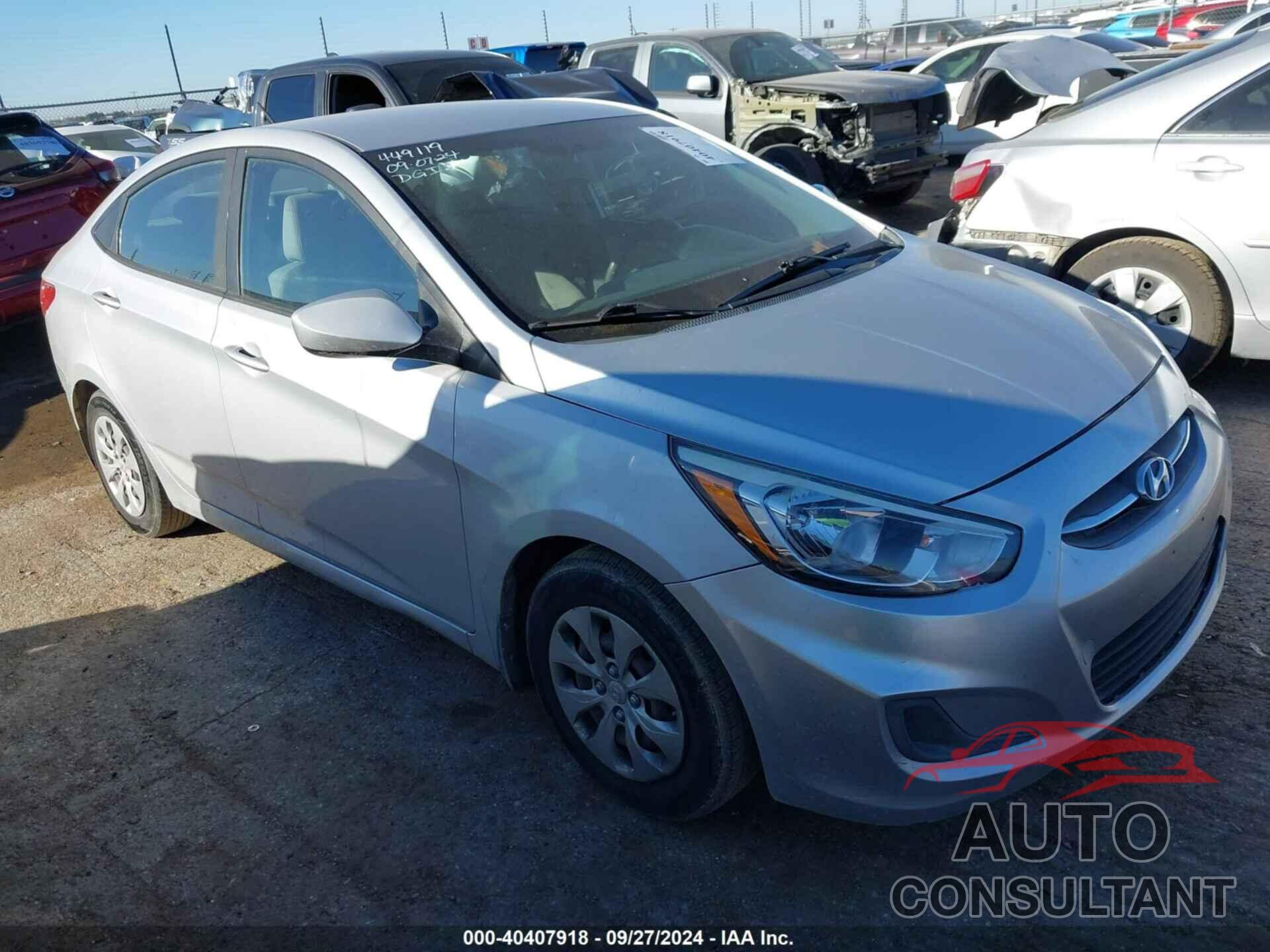 HYUNDAI ACCENT 2016 - KMHCT4AEXGU123485