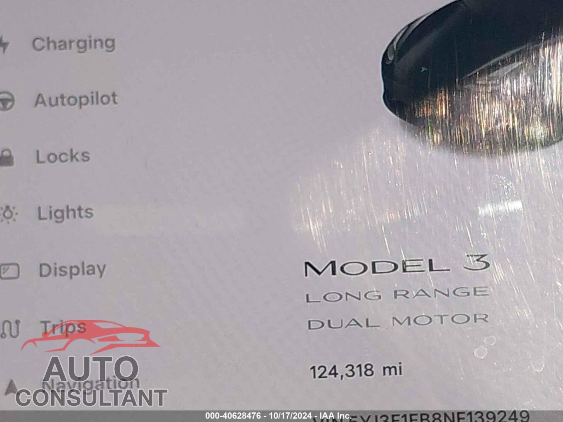 TESLA MODEL 3 2022 - 5YJ3E1EB8NF139249