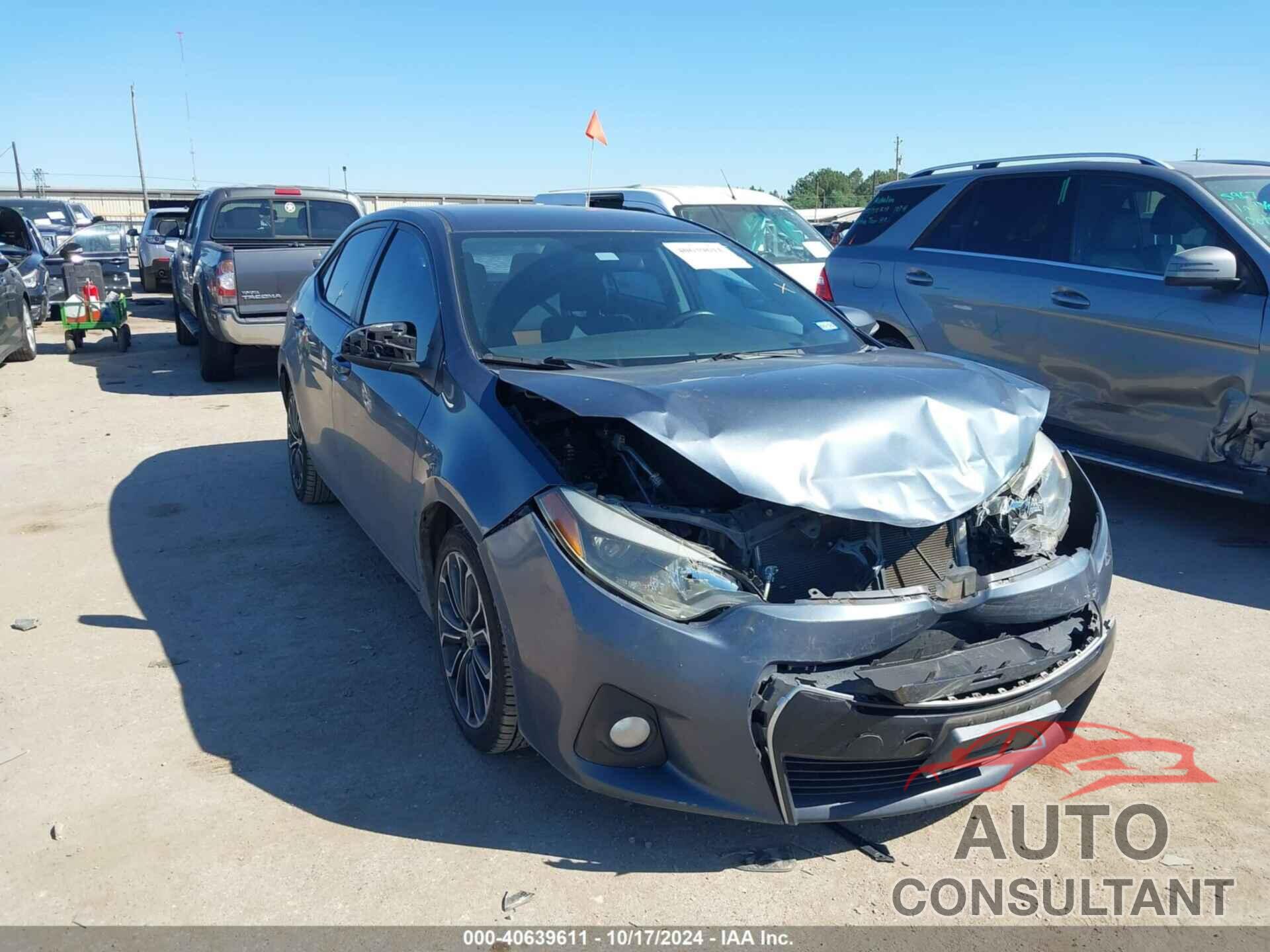 TOYOTA COROLLA 2014 - 2T1BURHE6EC100926
