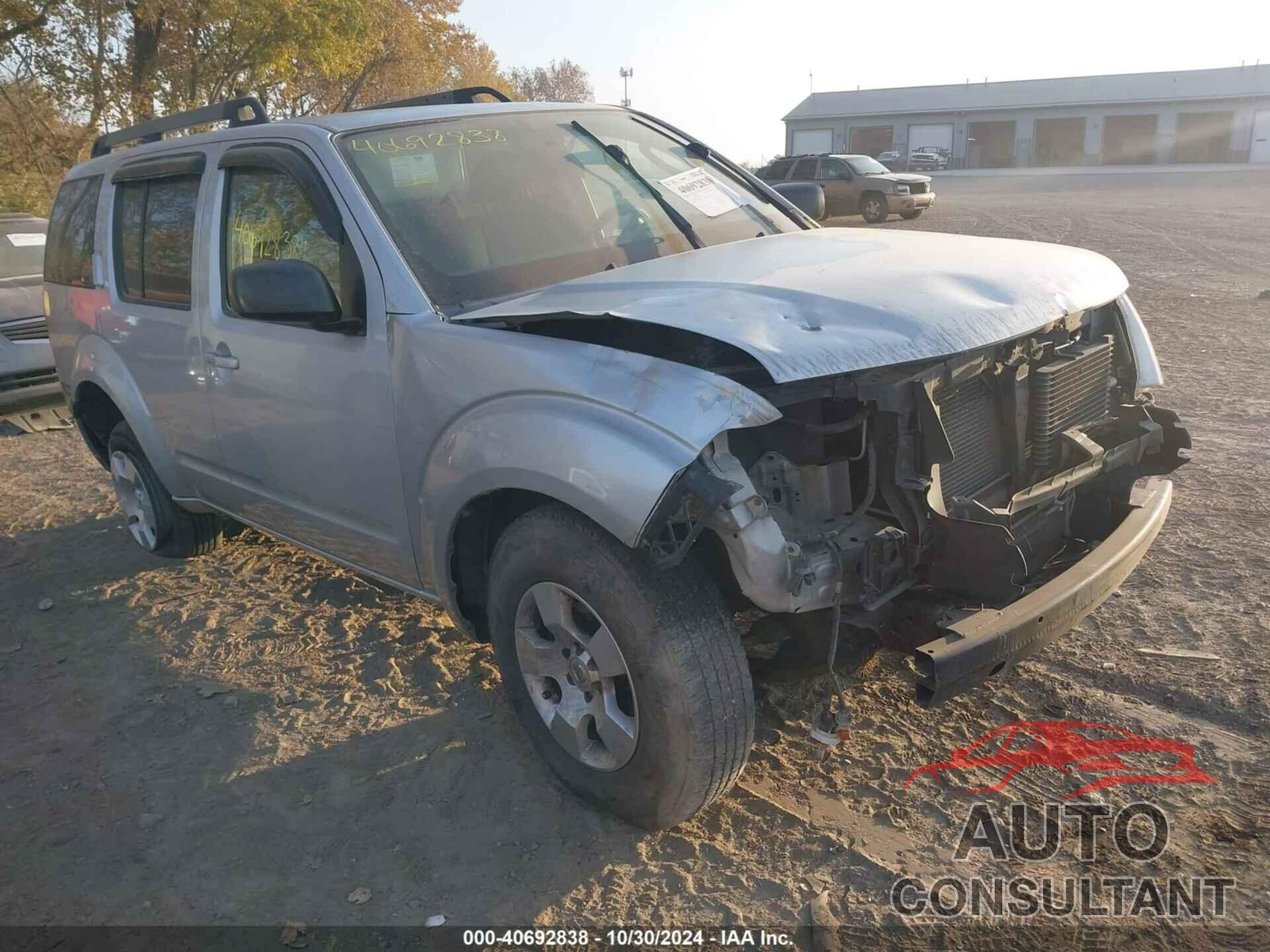 NISSAN PATHFINDER 2012 - 5N1AR1NN6CC640362