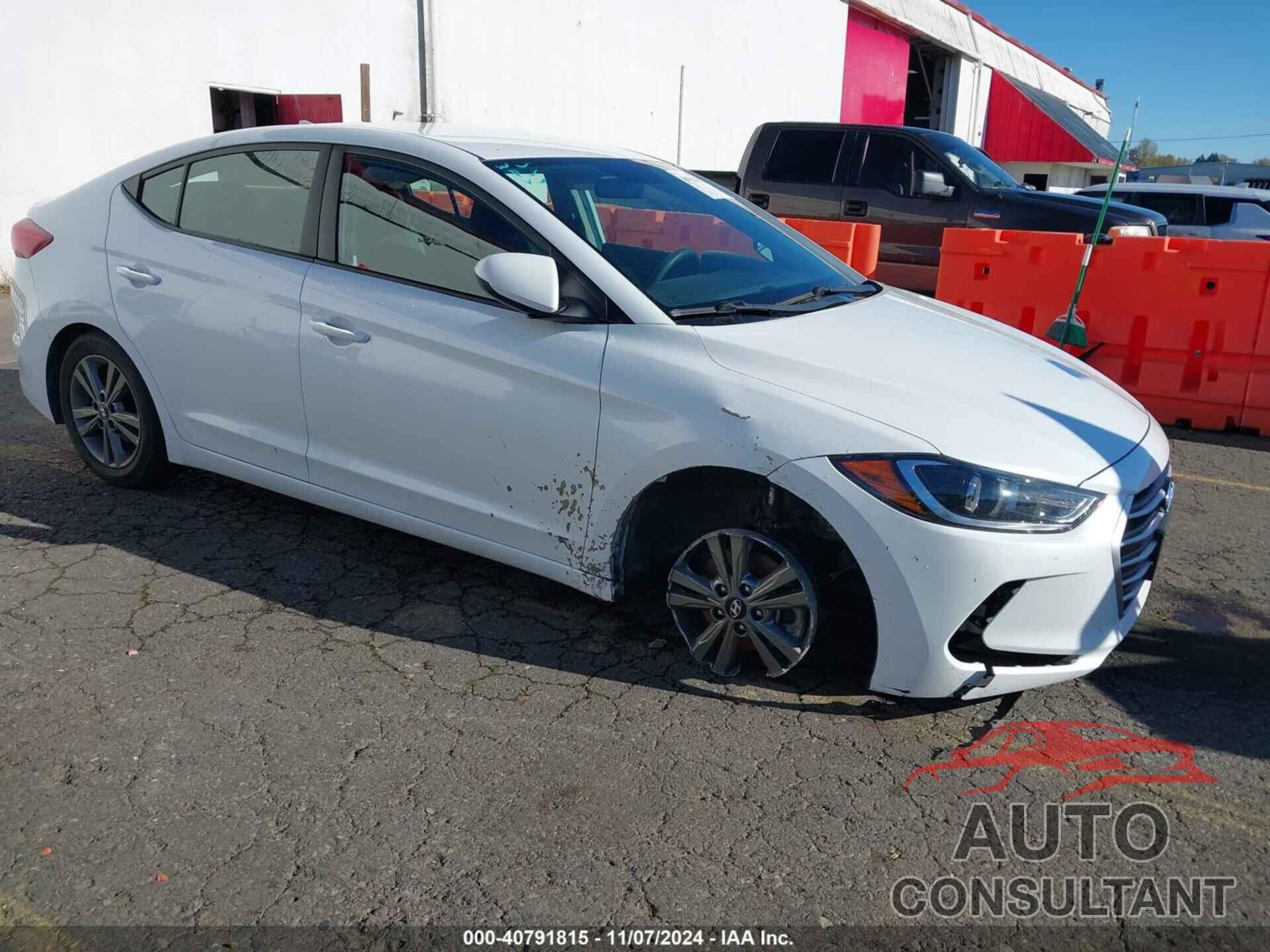 HYUNDAI ELANTRA 2018 - 5NPD84LF3JH346176