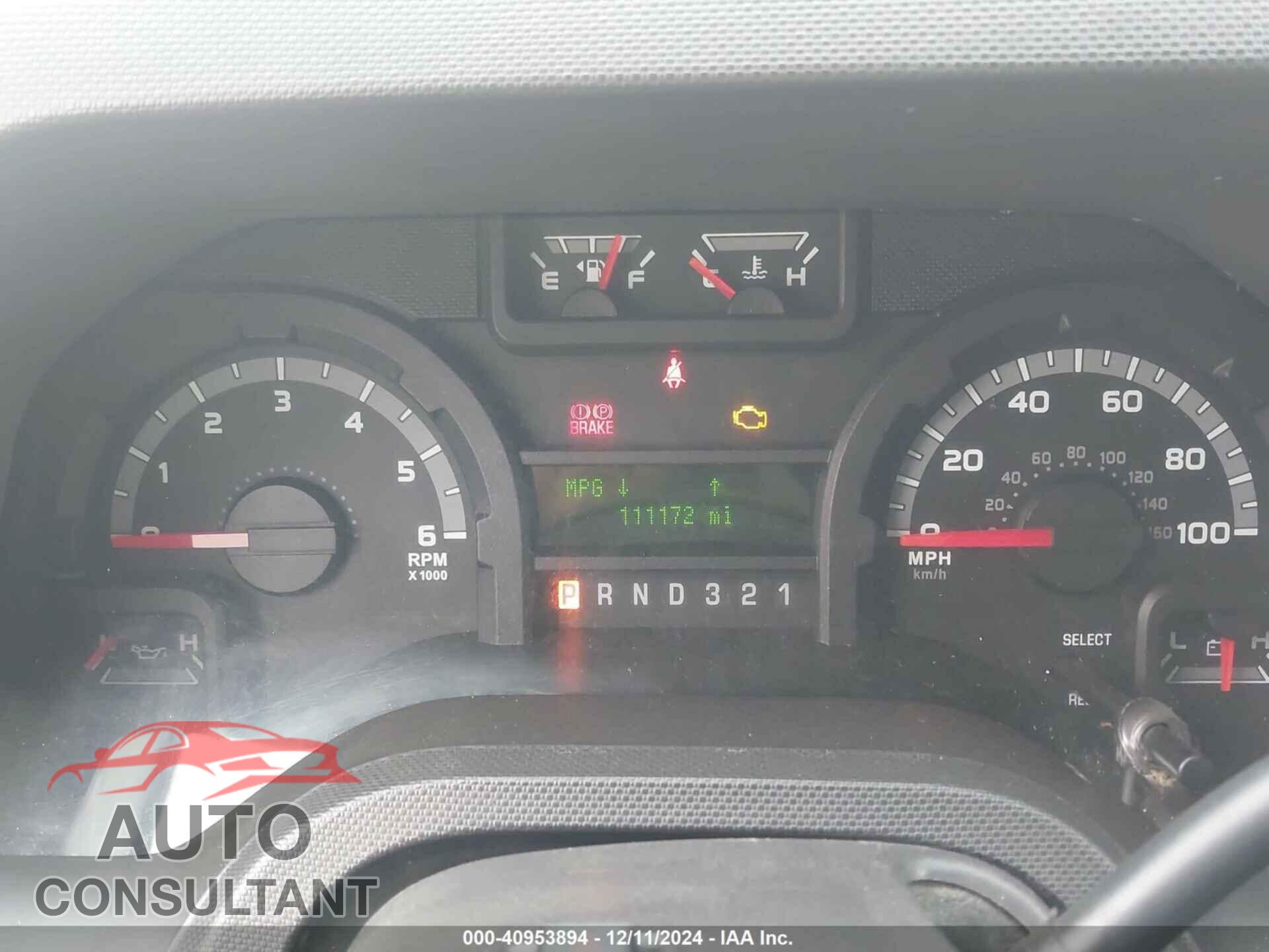 FORD E-450 CUTAWAY 2015 - 1FDXE4FS2FDA20103