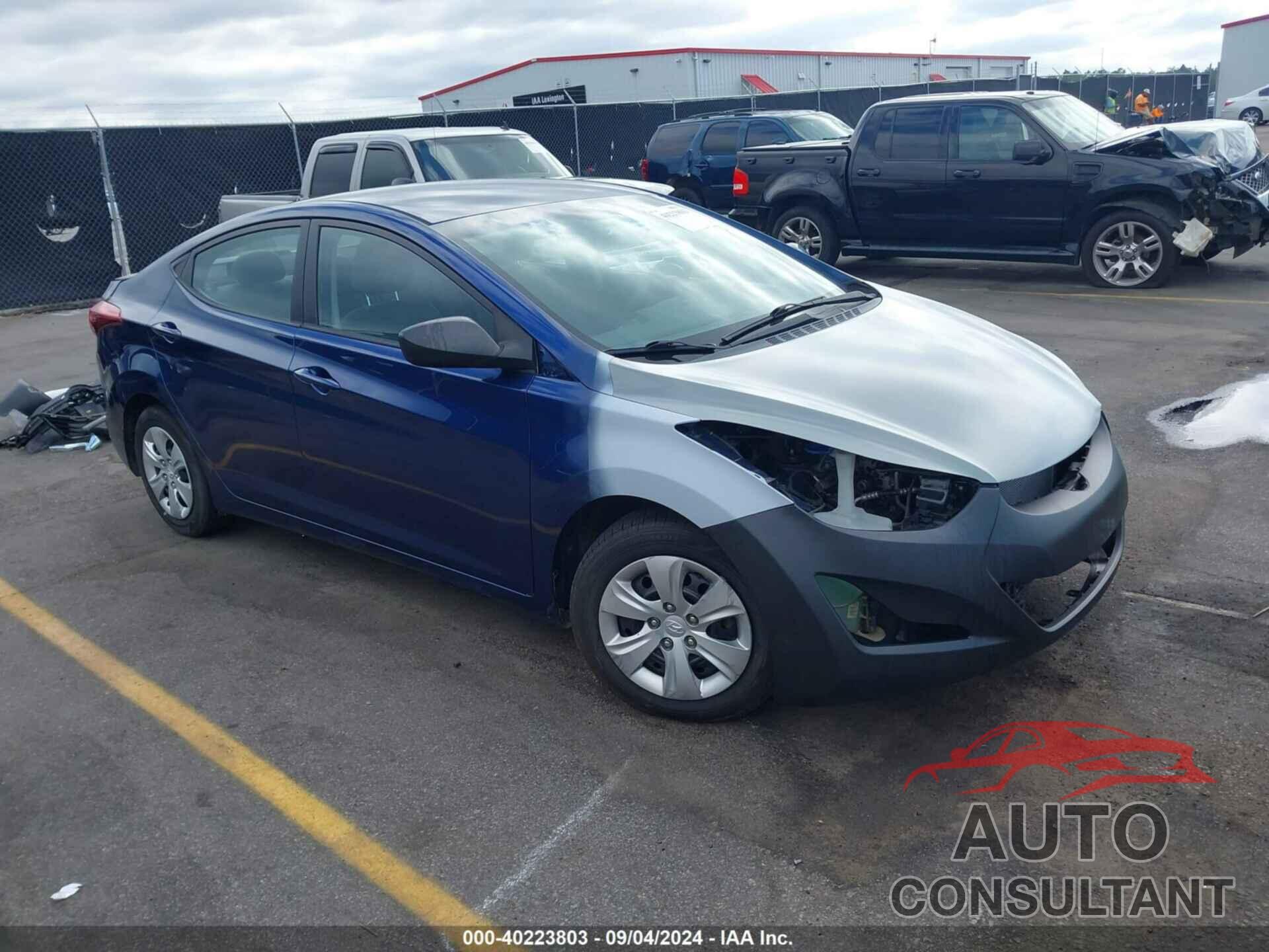 HYUNDAI ELANTRA 2016 - 5NPDH4AE2GH770967