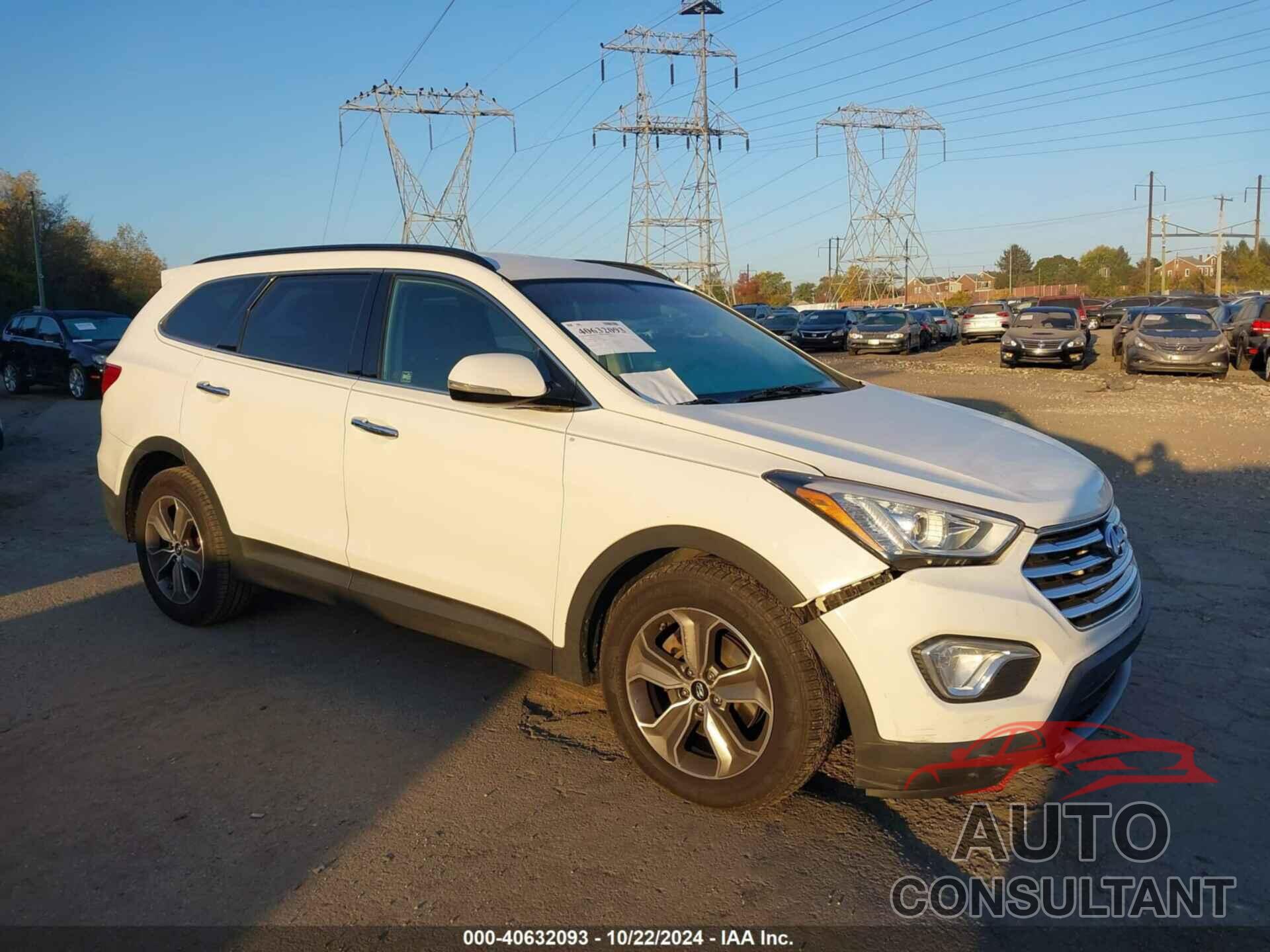 HYUNDAI SANTA FE 2013 - KM8SNDHFXDU009762