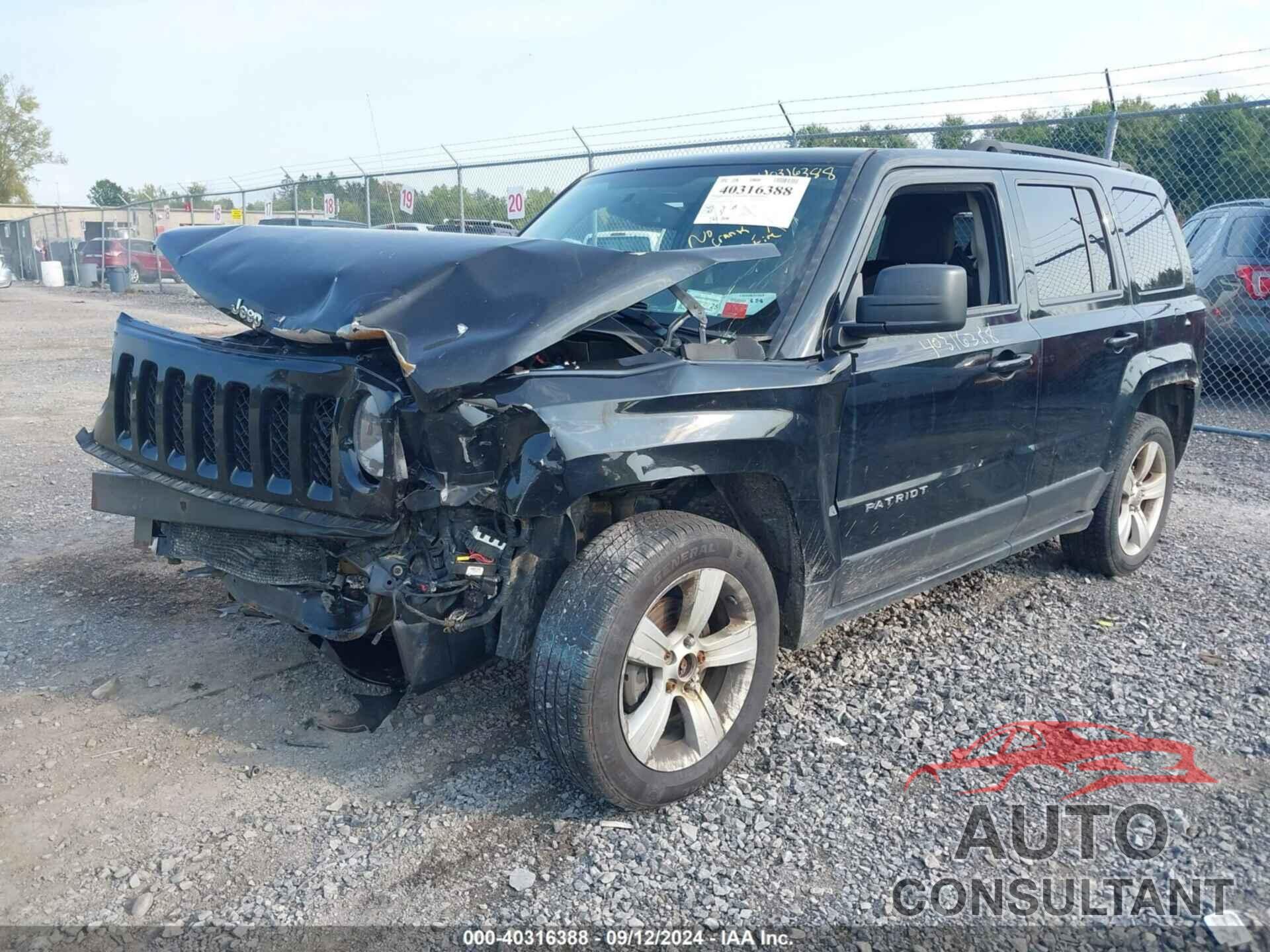 JEEP PATRIOT 2016 - 1C4NJRFBXGD650909