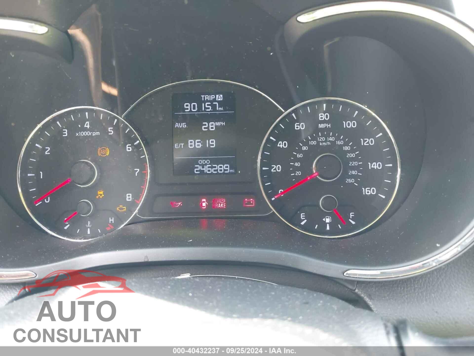KIA FORTE 2016 - KNAFK4A68G5582261