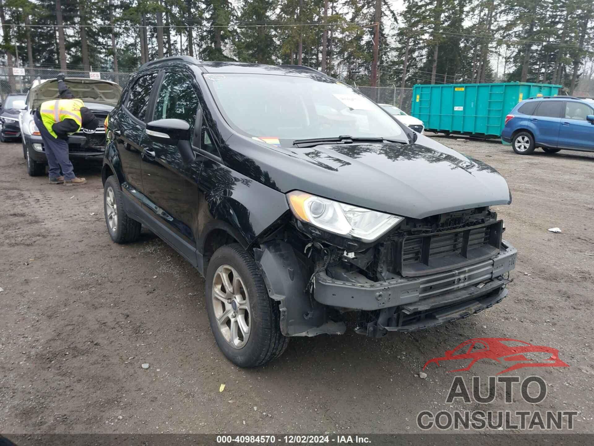 FORD ECOSPORT 2022 - MAJ6S3GL9NC467094