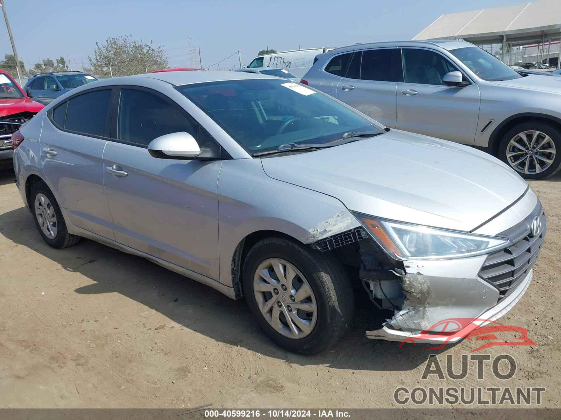 HYUNDAI ELANTRA 2019 - KMHD74LF1KU756237