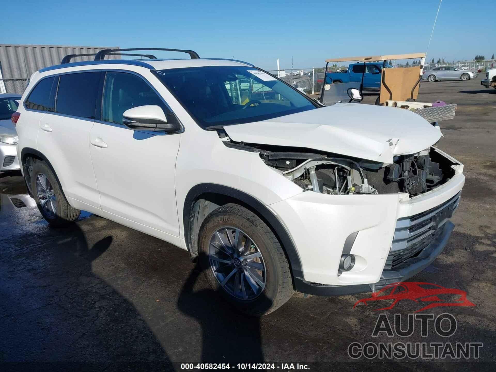 TOYOTA HIGHLANDER 2017 - 5TDJZRFH9HS465350