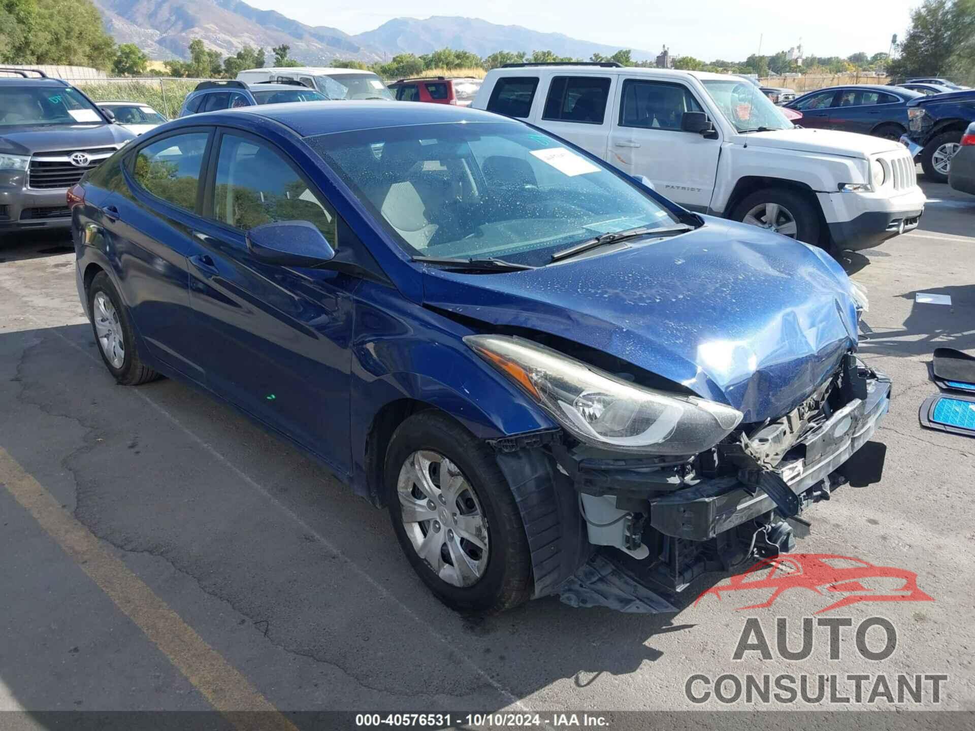 HYUNDAI ELANTRA 2016 - 5NPDH4AE2GH687099