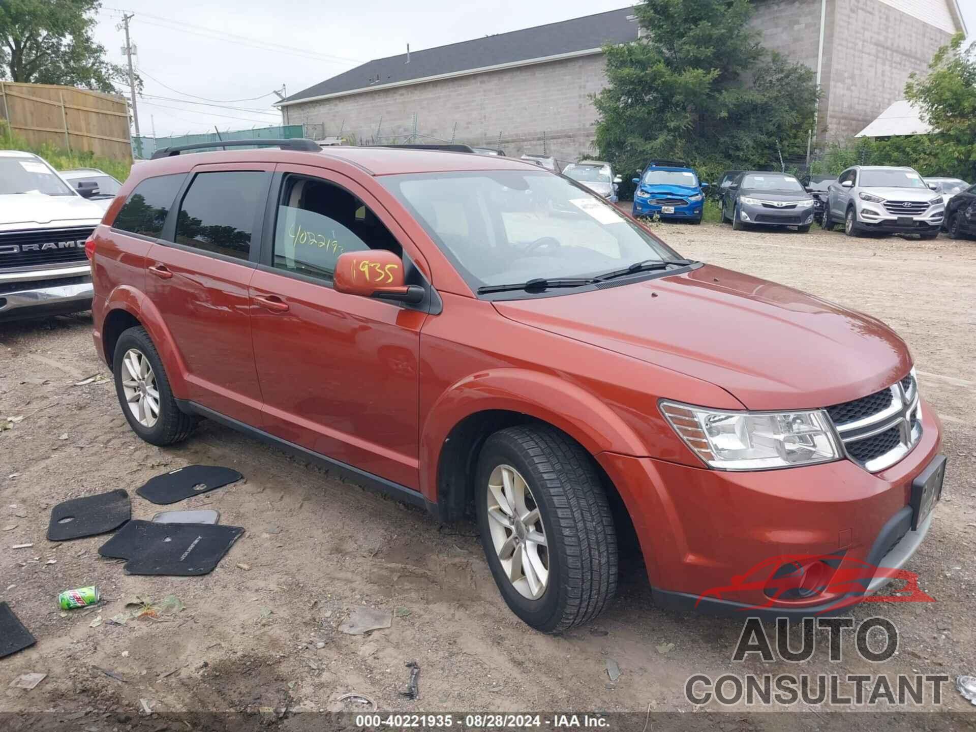 DODGE JOURNEY 2014 - 3C4PDCBG7ET188931