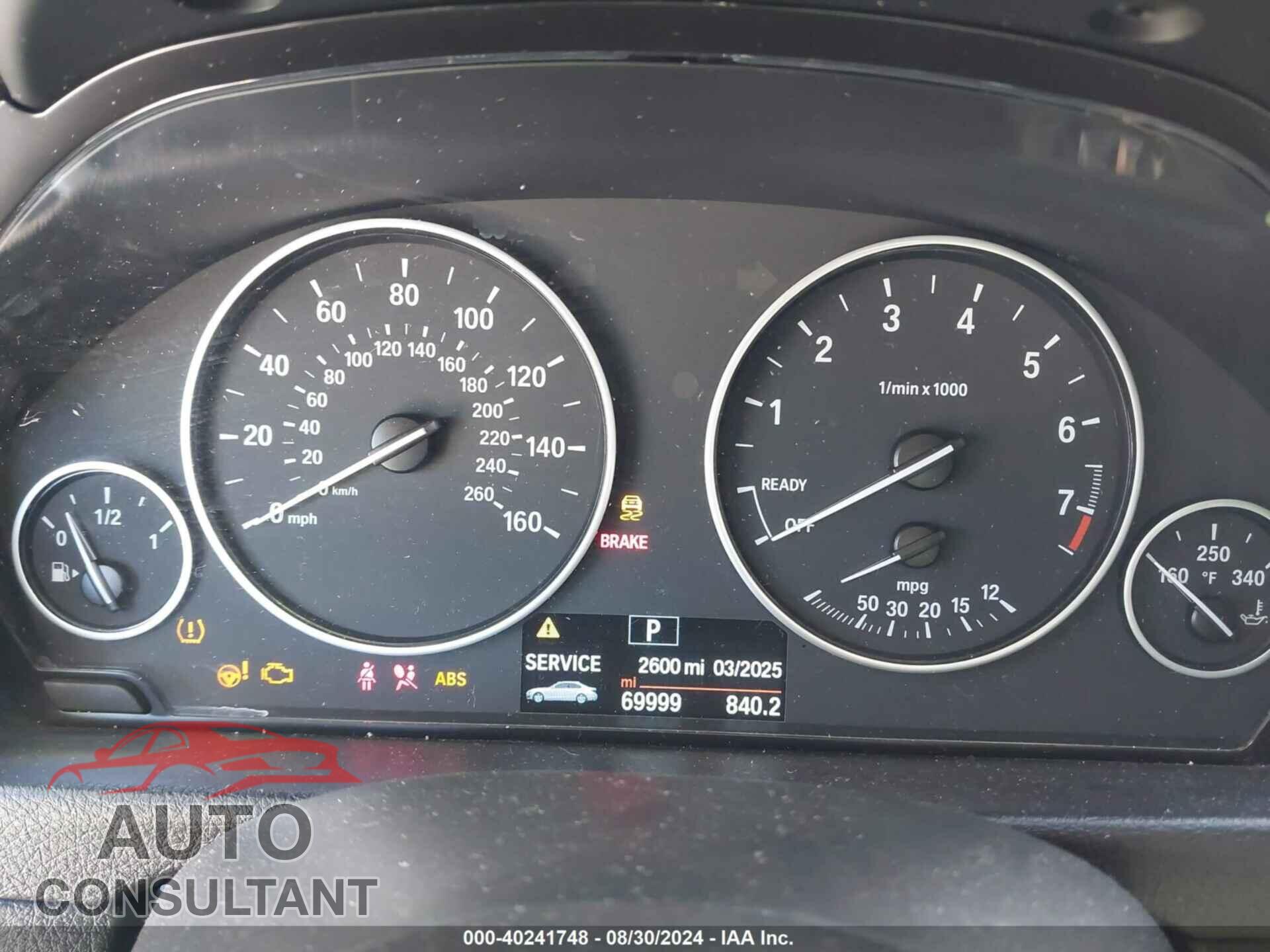 BMW 320I 2016 - WBA8E5G5XGNU20930