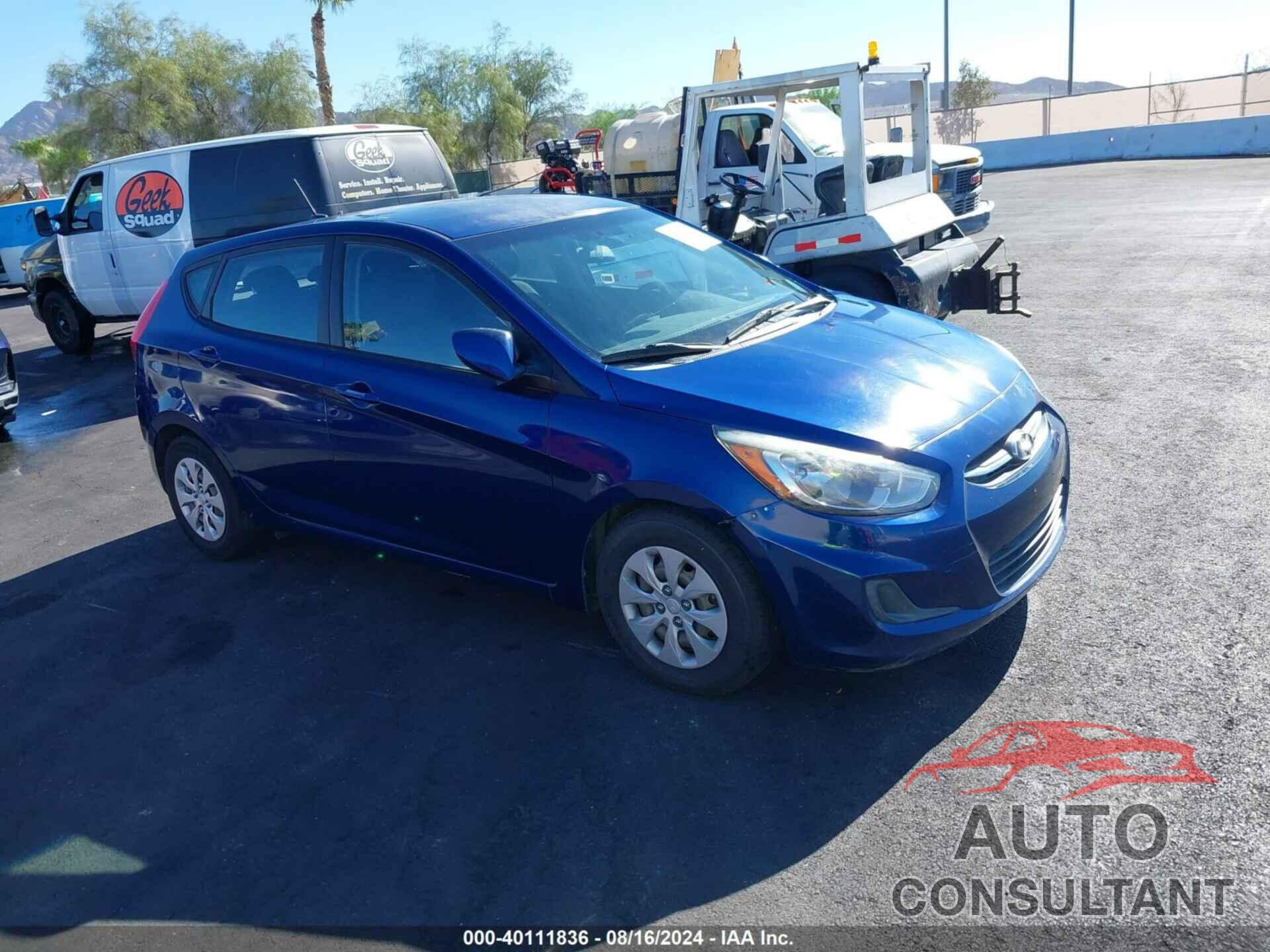 HYUNDAI ACCENT 2016 - KMHCT5AE9GU251710