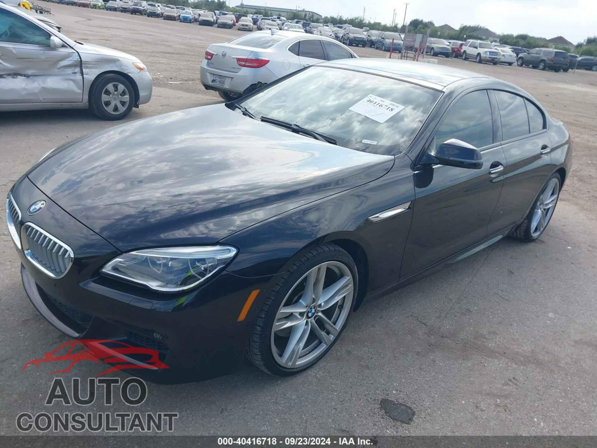 BMW 650I GRAN COUPE 2016 - WBA6D4C55GD976997