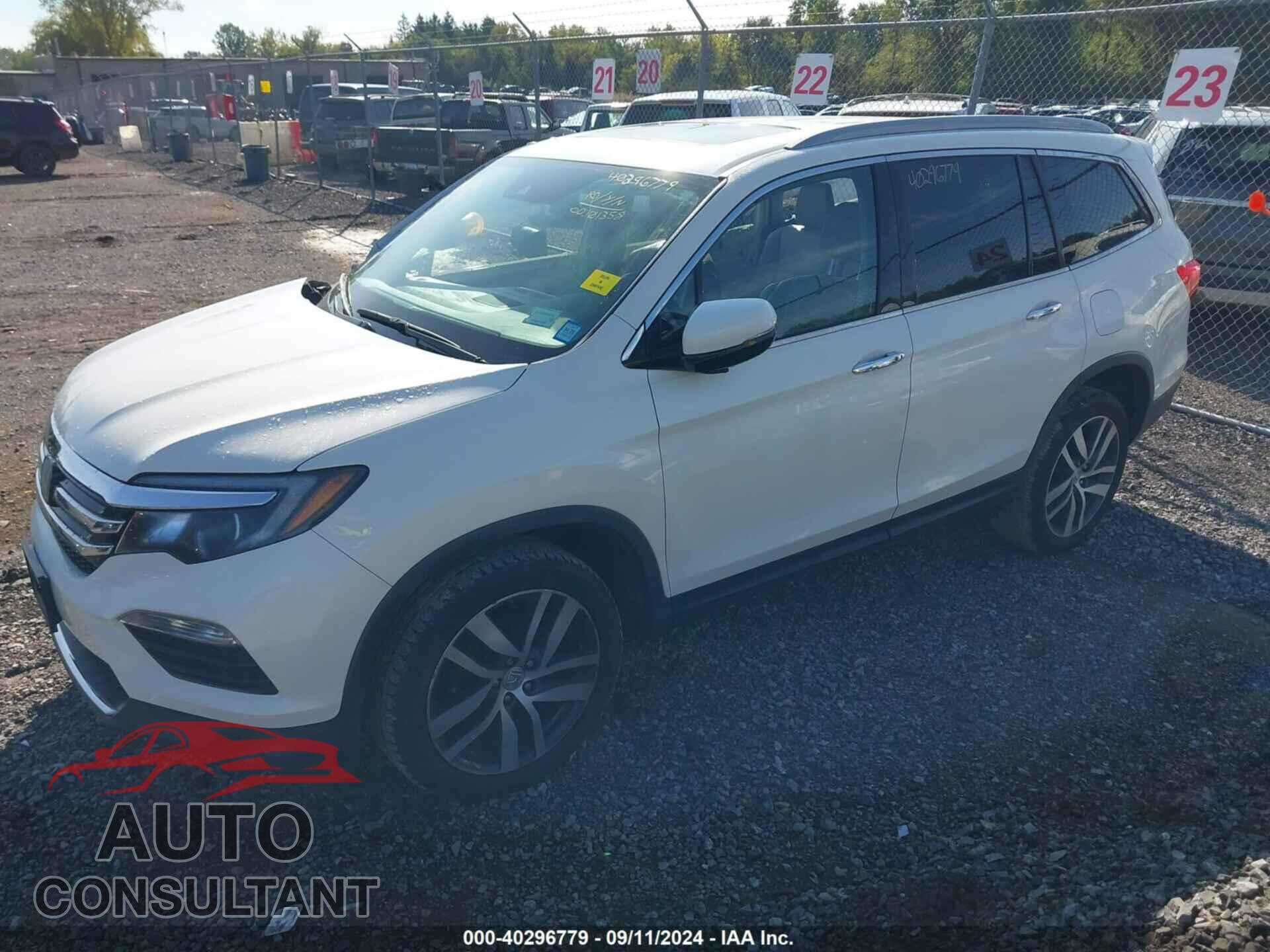 HONDA PILOT 2017 - 5FNYF6H94HB090144