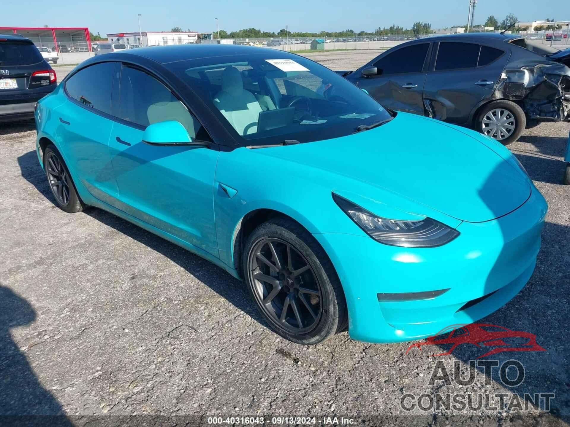 TESLA MODEL 3 2019 - 5YJ3E1EA5KF486640