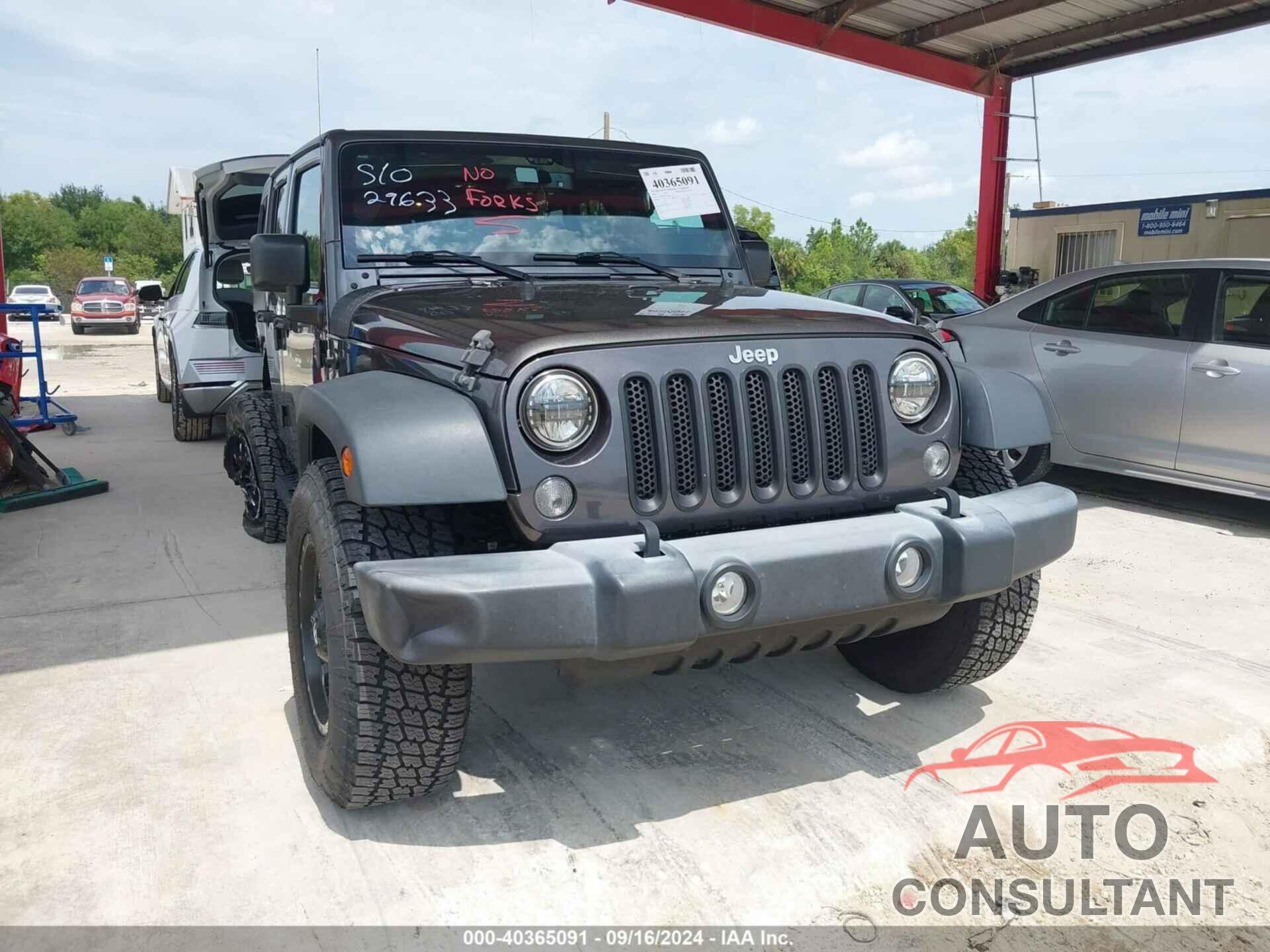 JEEP WRANGLER UNLIMITED 2017 - 1C4BJWDG6HL678312