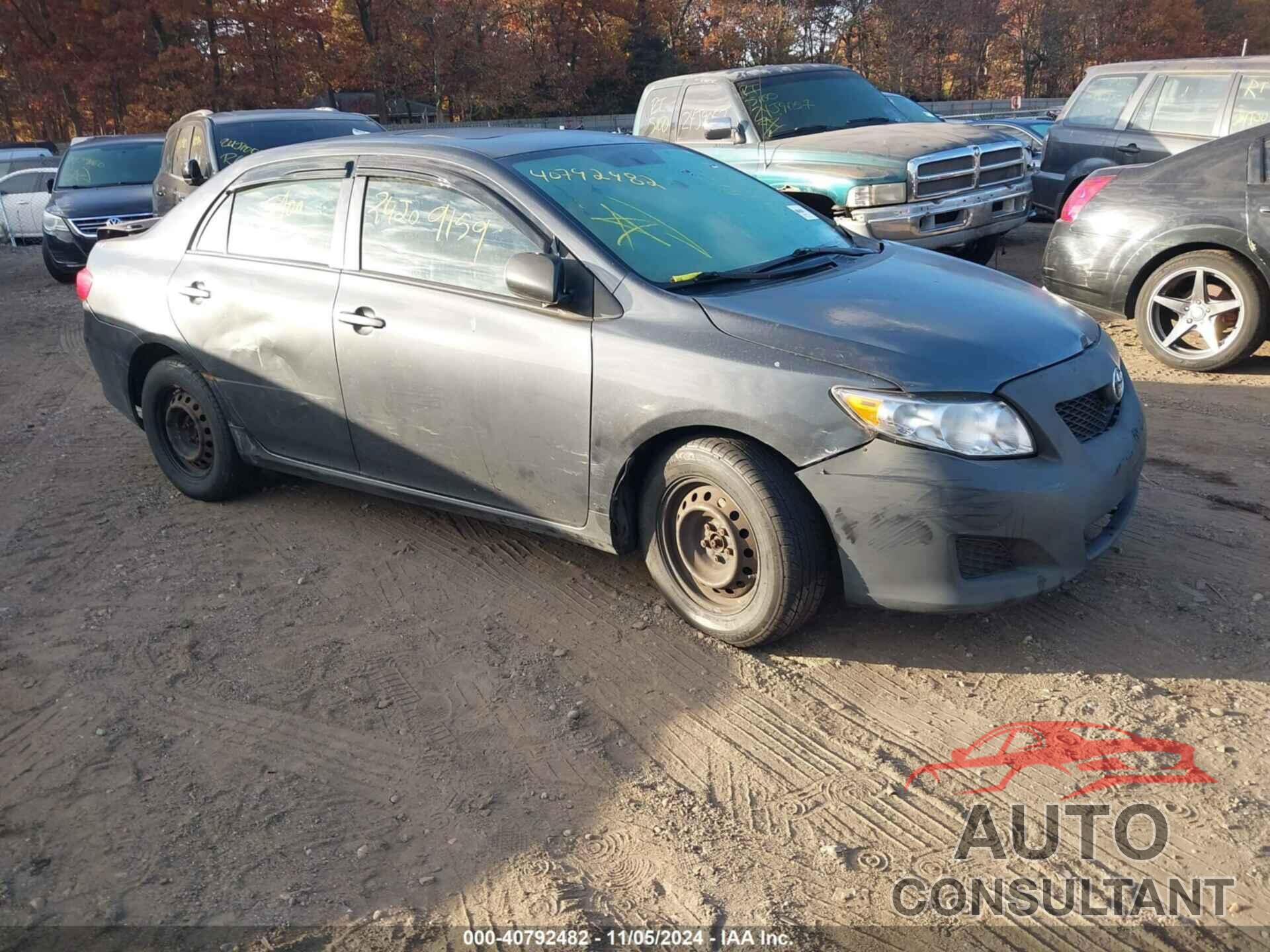 TOYOTA COROLLA 2009 - 2T1BU40E49C086691
