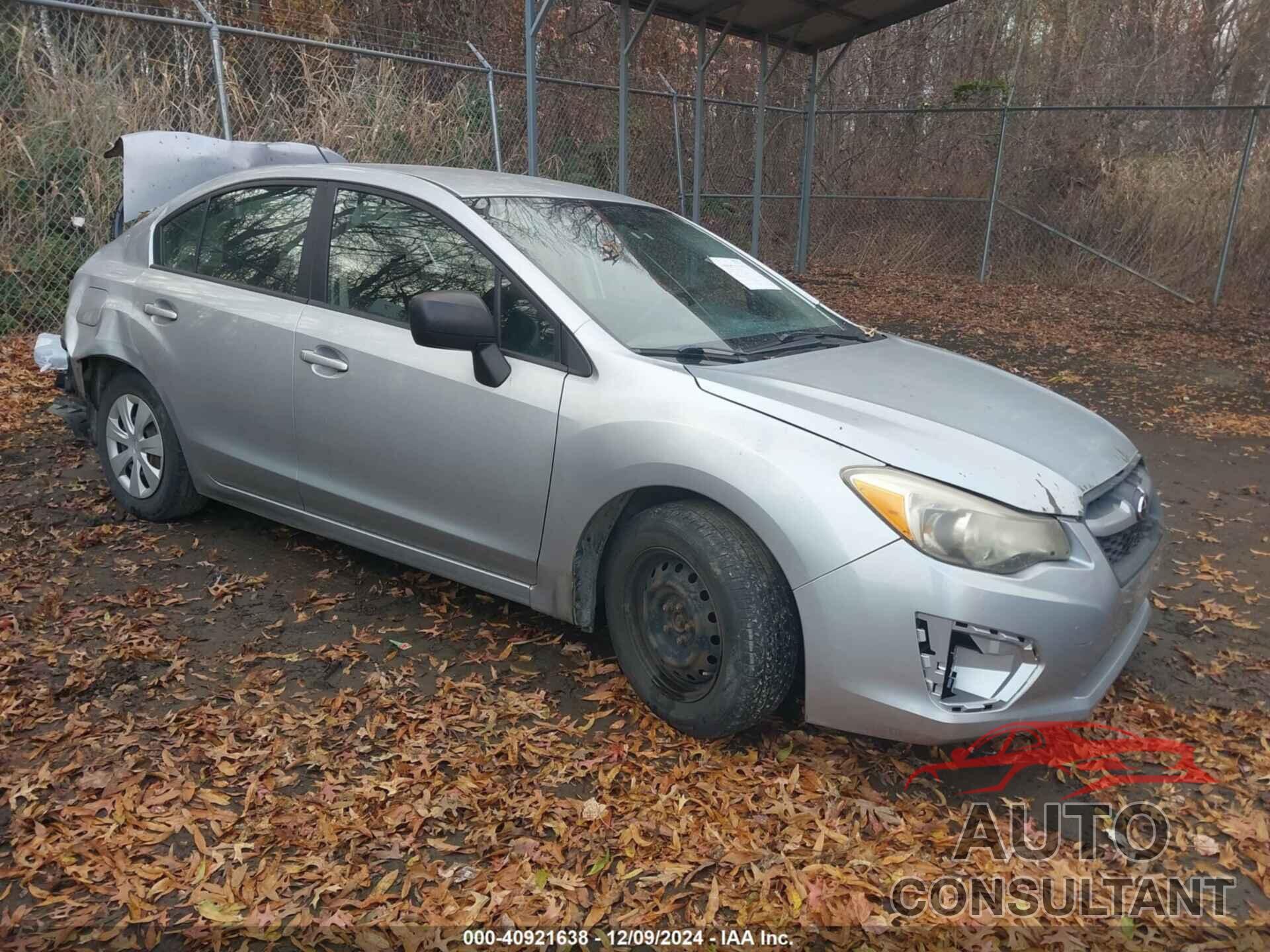 SUBARU IMPREZA 2012 - JF1GJAA61CH014327