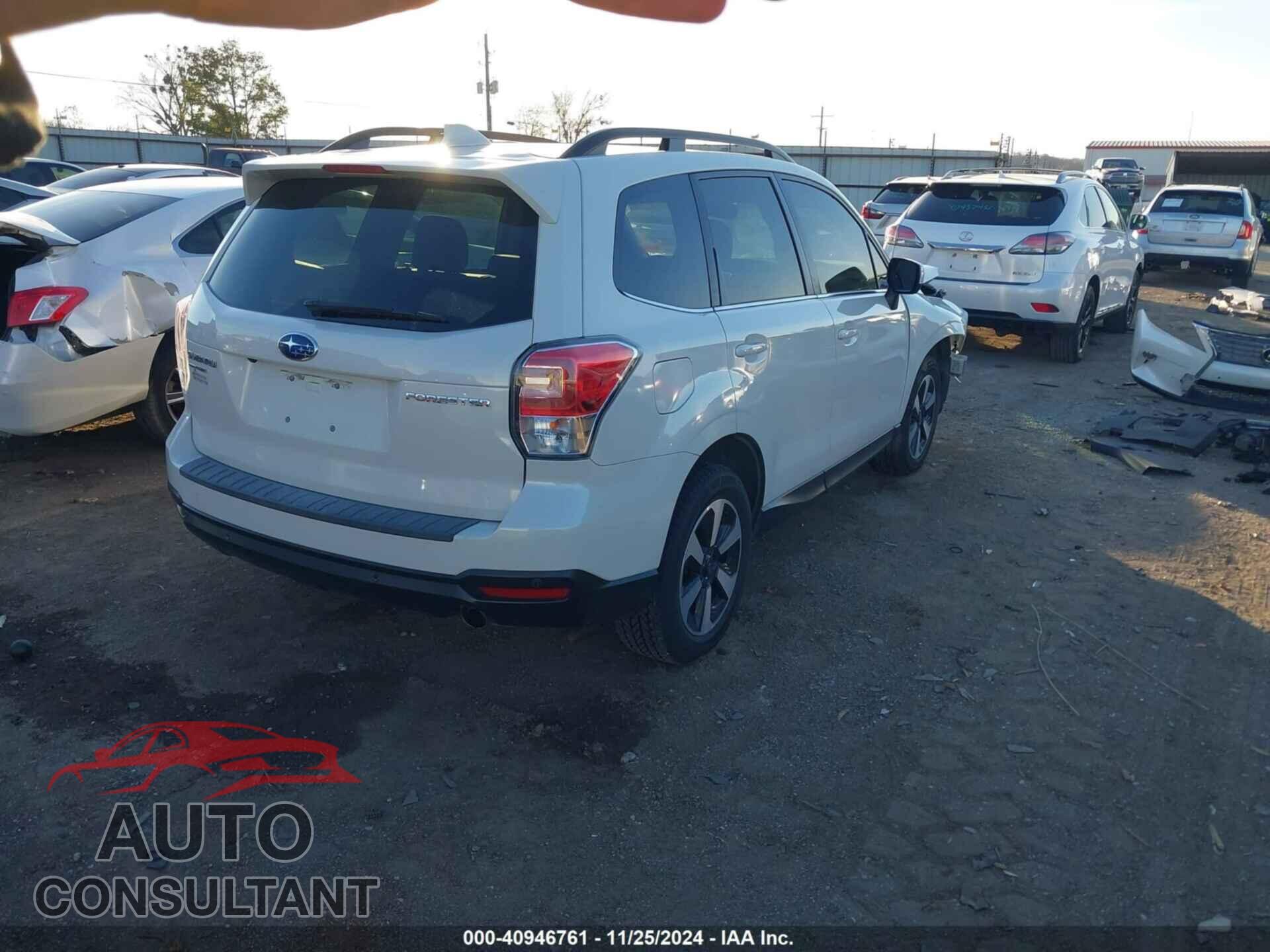SUBARU FORESTER 2018 - JF2SJARC8JH429965