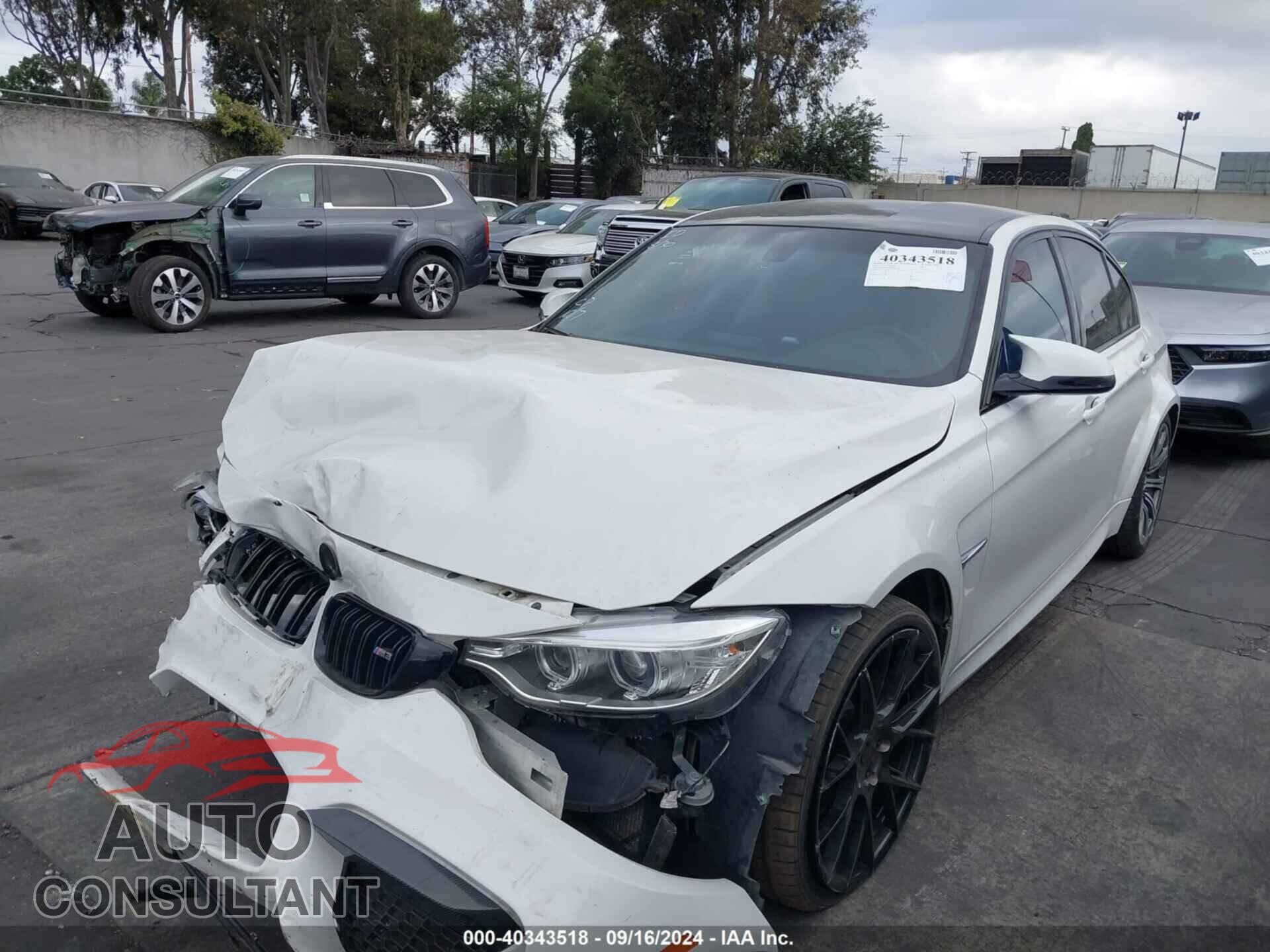 BMW M3 2017 - WBS8M9C38H5G85554