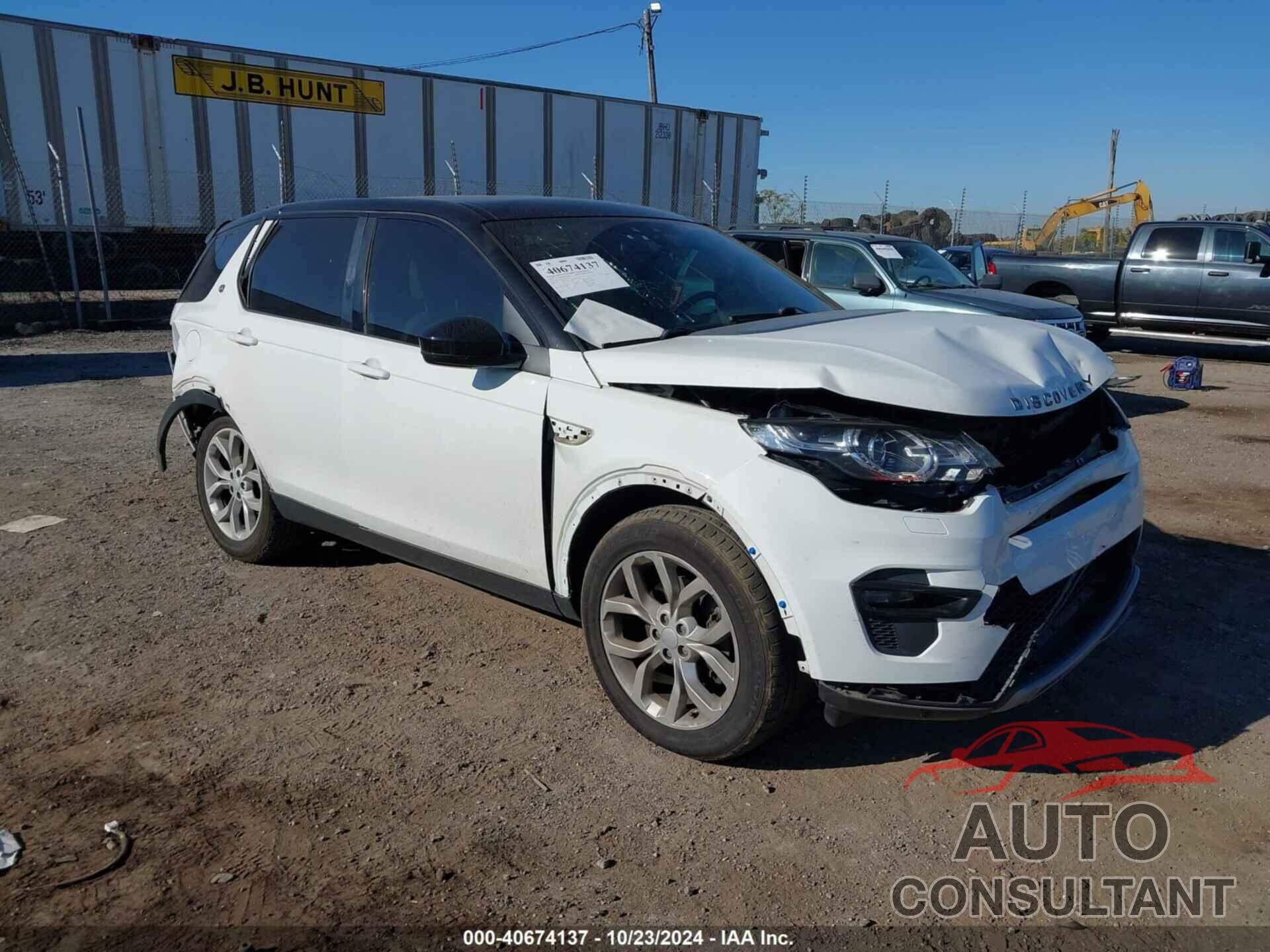 LAND ROVER DISCOVERY SPORT 2016 - SALCR2BG5GH564143