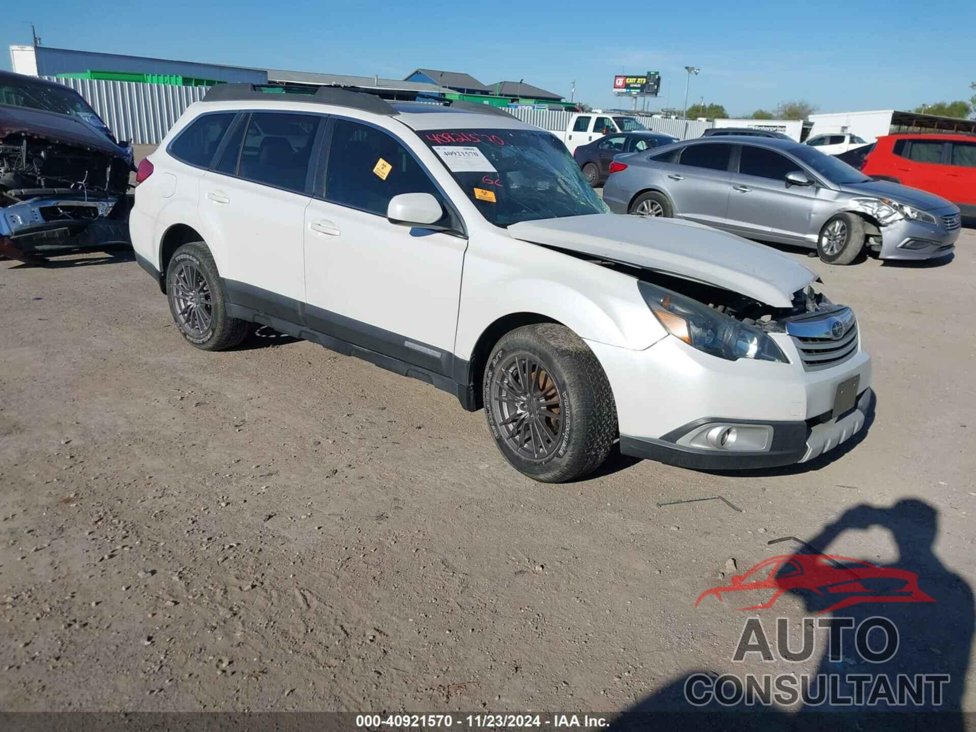 SUBARU OUTBACK 2010 - 4S4BRCKC1A3347923