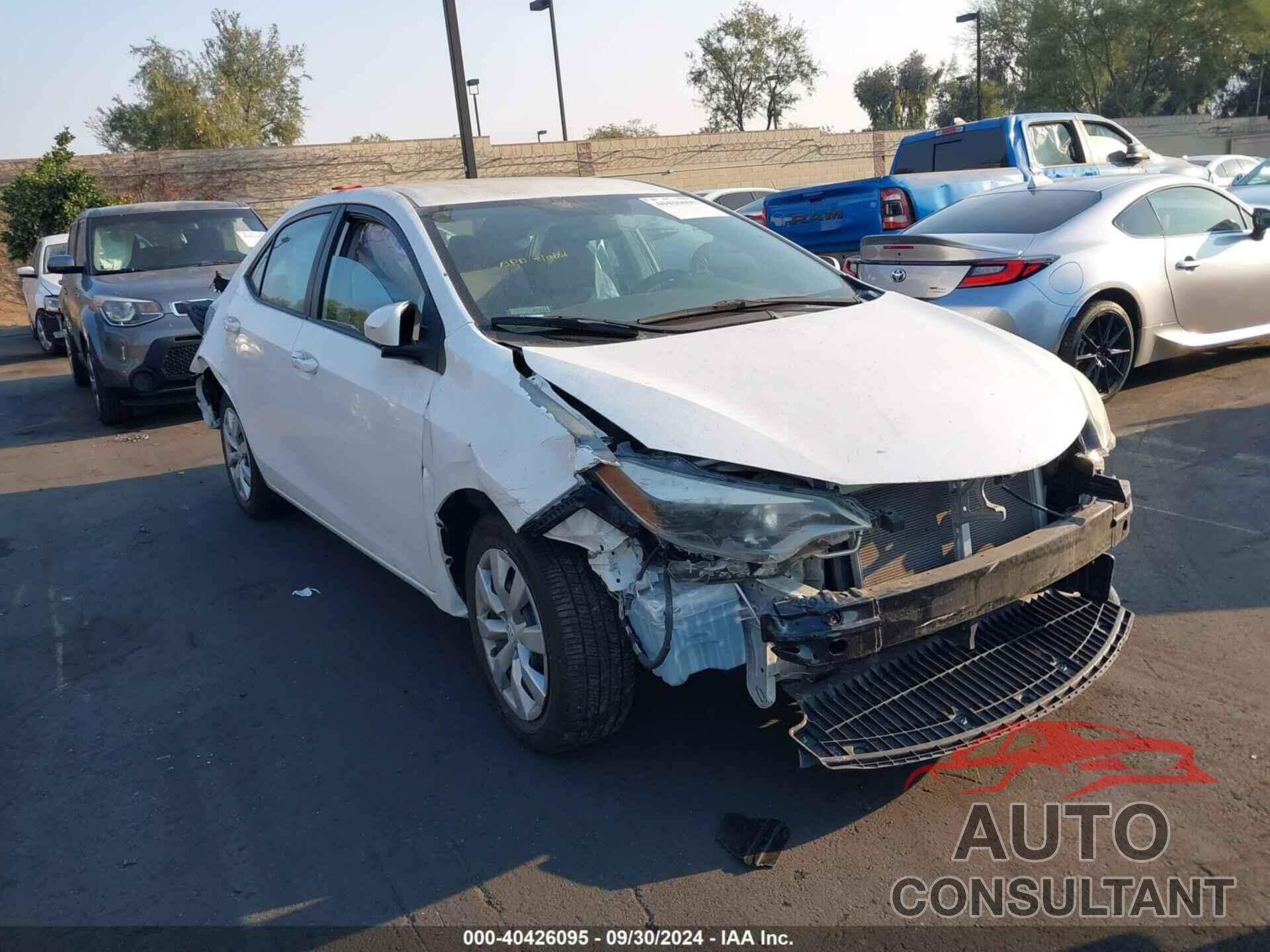 TOYOTA COROLLA 2016 - 5YFBURHE7GP452366