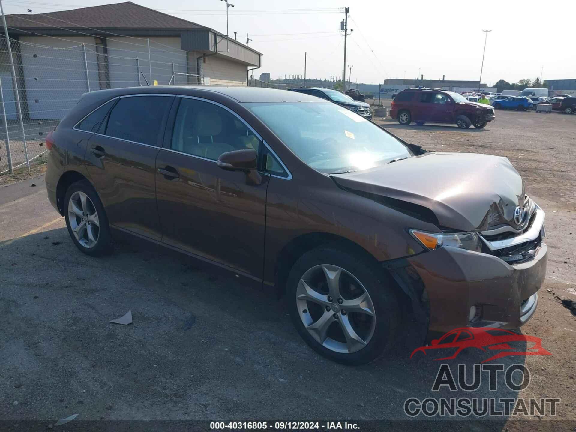 TOYOTA VENZA 2014 - 4T3BK3BB6EU107625