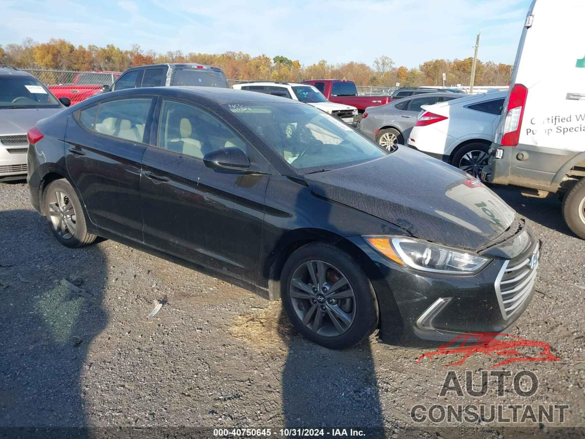 HYUNDAI ELANTRA 2018 - 5NPD84LF1JH220706