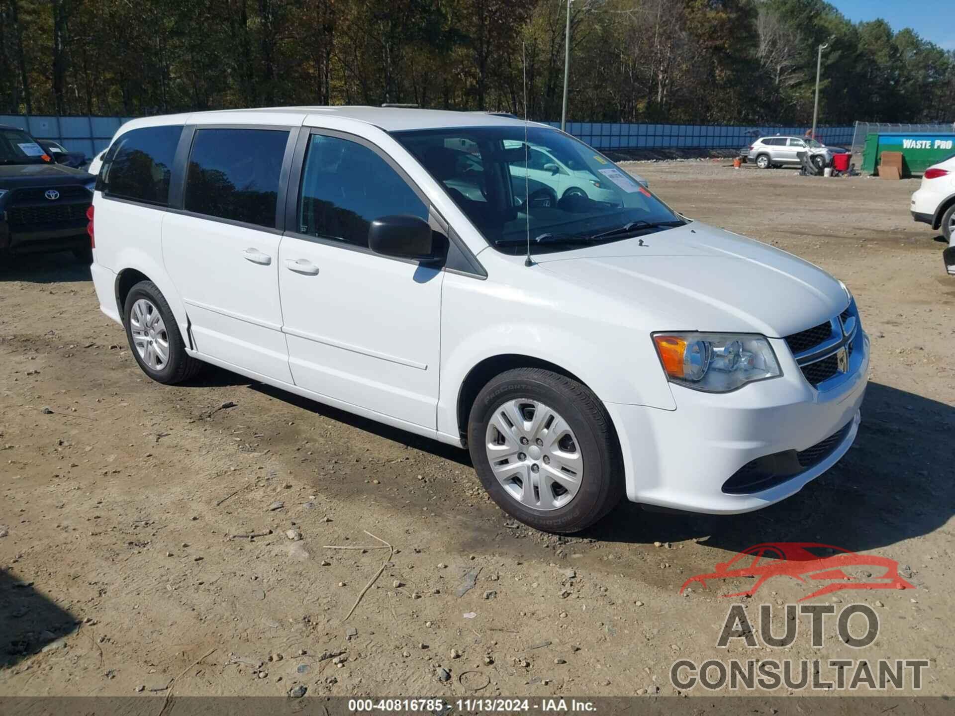 DODGE GRAND CARAVAN 2015 - 2C4RDGBG4FR563694