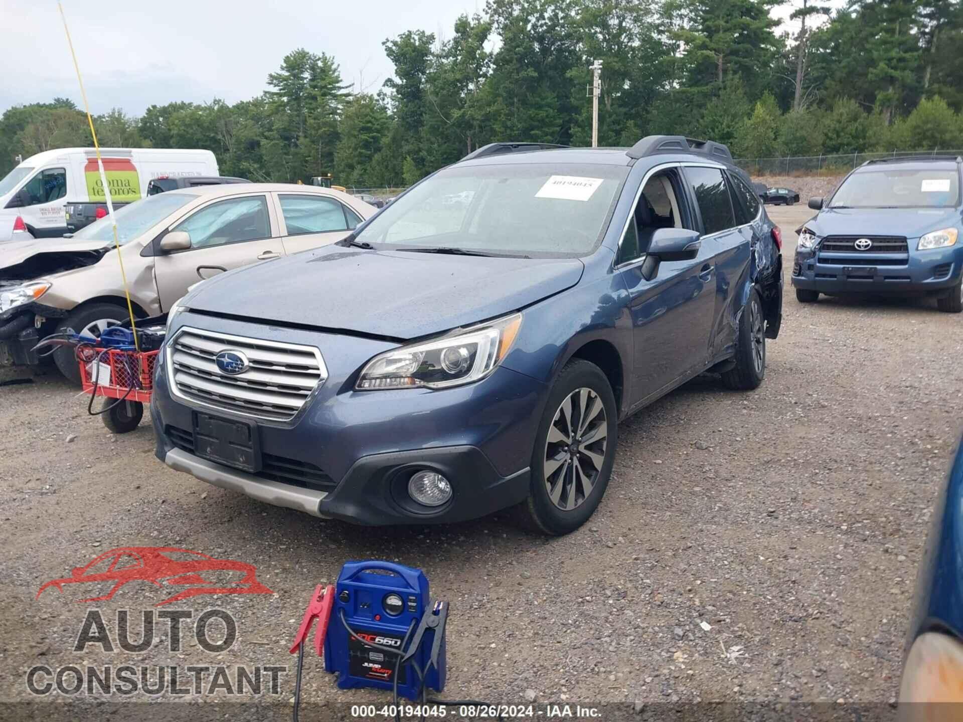 SUBARU OUTBACK 2017 - 4S4BSAKC7H3368732