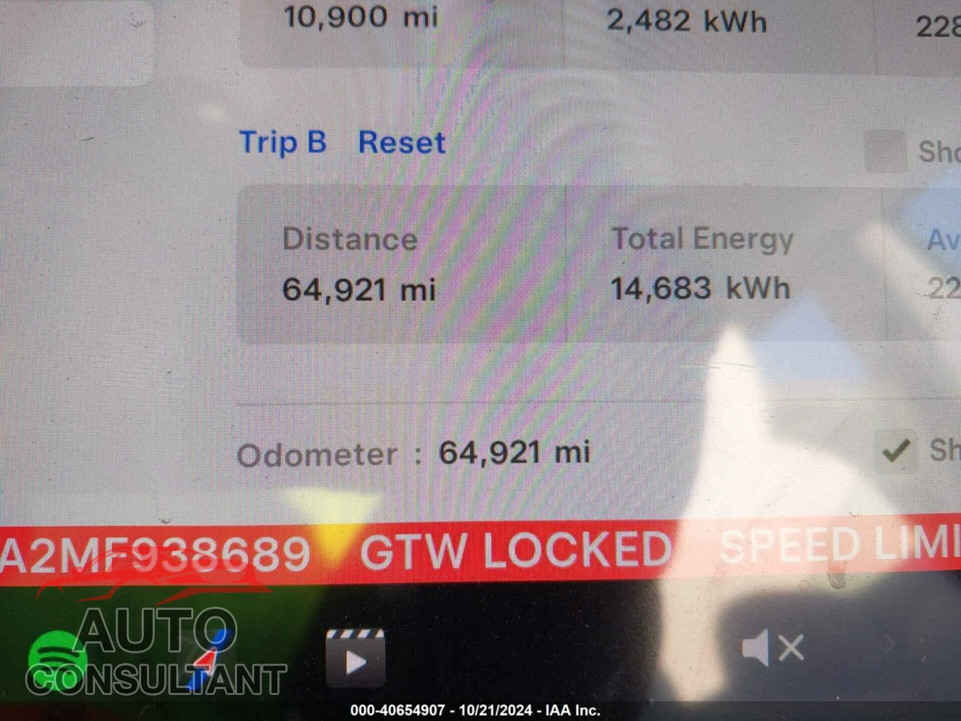 TESLA MODEL 3 2021 - 5YJ3E1EA2MF938689