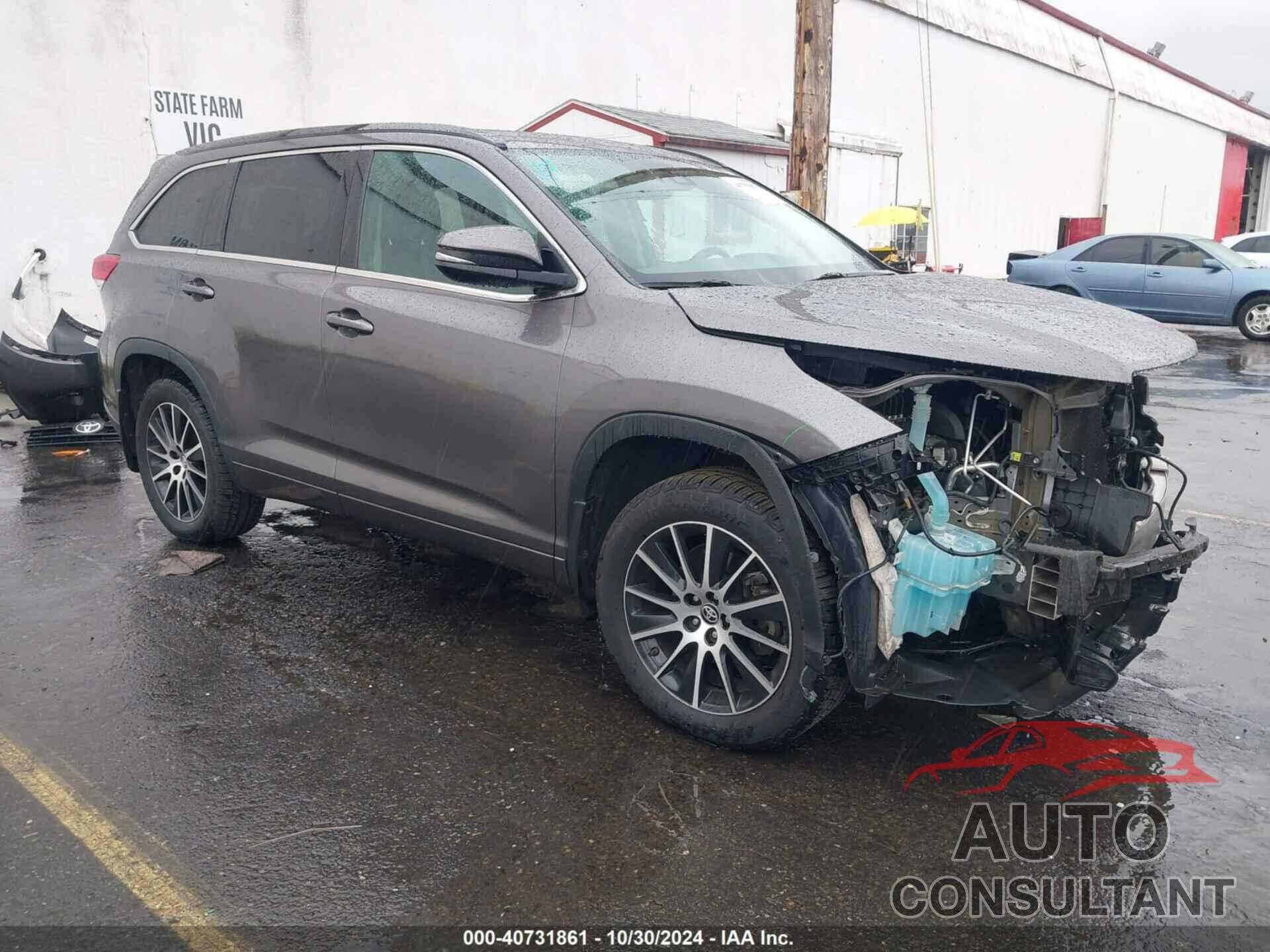 TOYOTA HIGHLANDER 2017 - 5TDJZRFH3HS375076