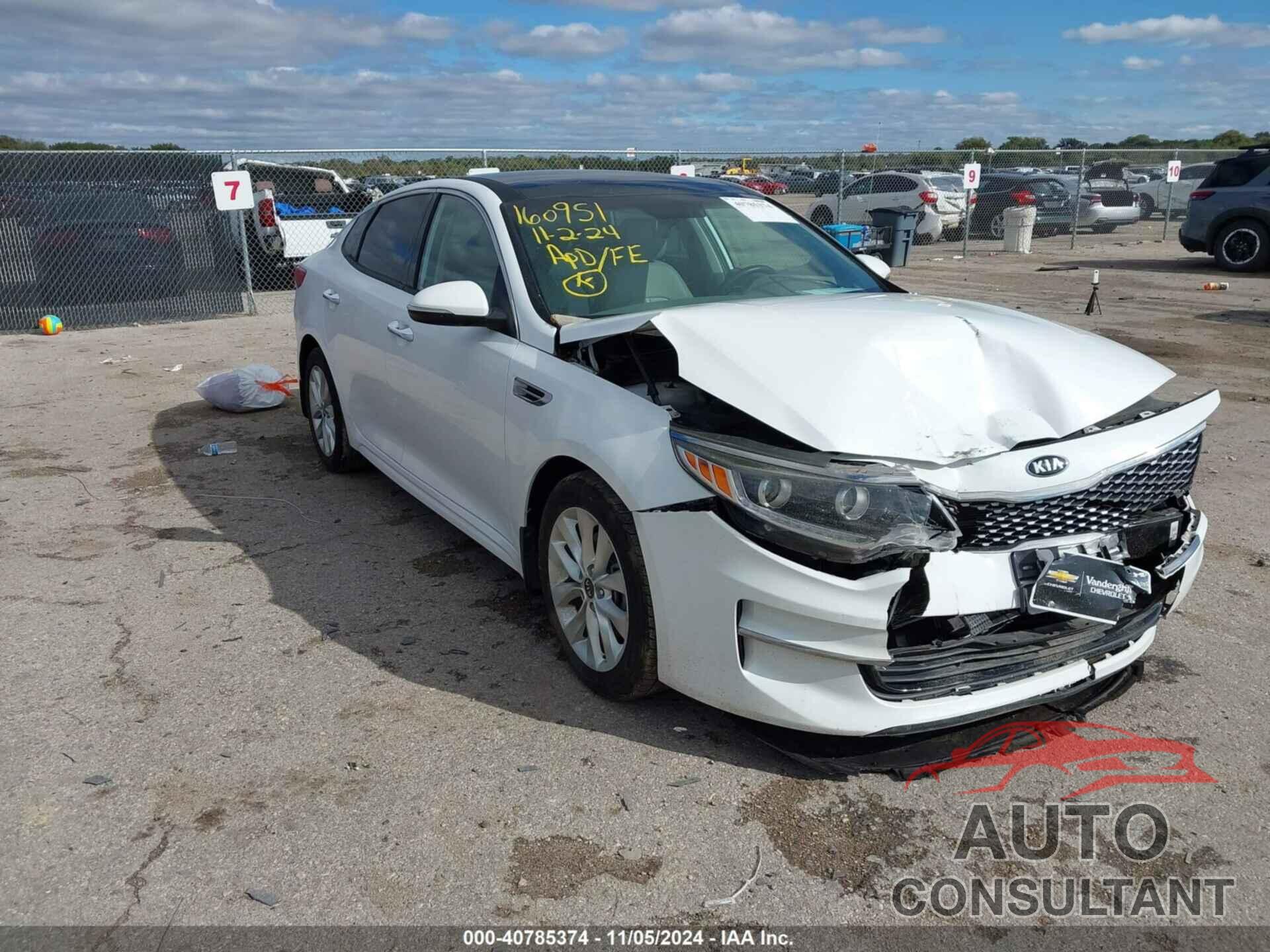 KIA OPTIMA 2016 - 5XXGU4L3XGG119053