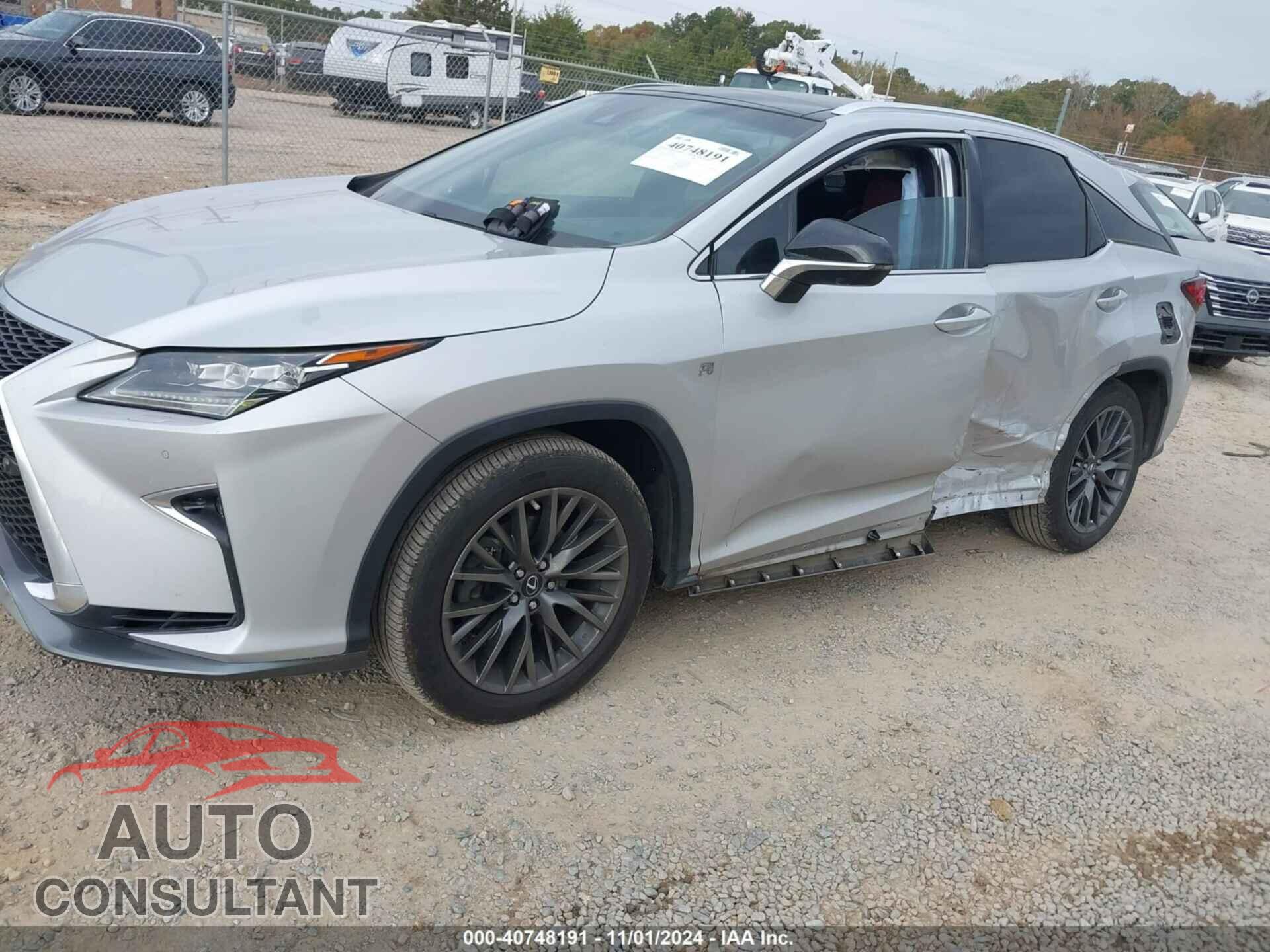 LEXUS RX 350 2017 - 2T2BZMCA2HC112404