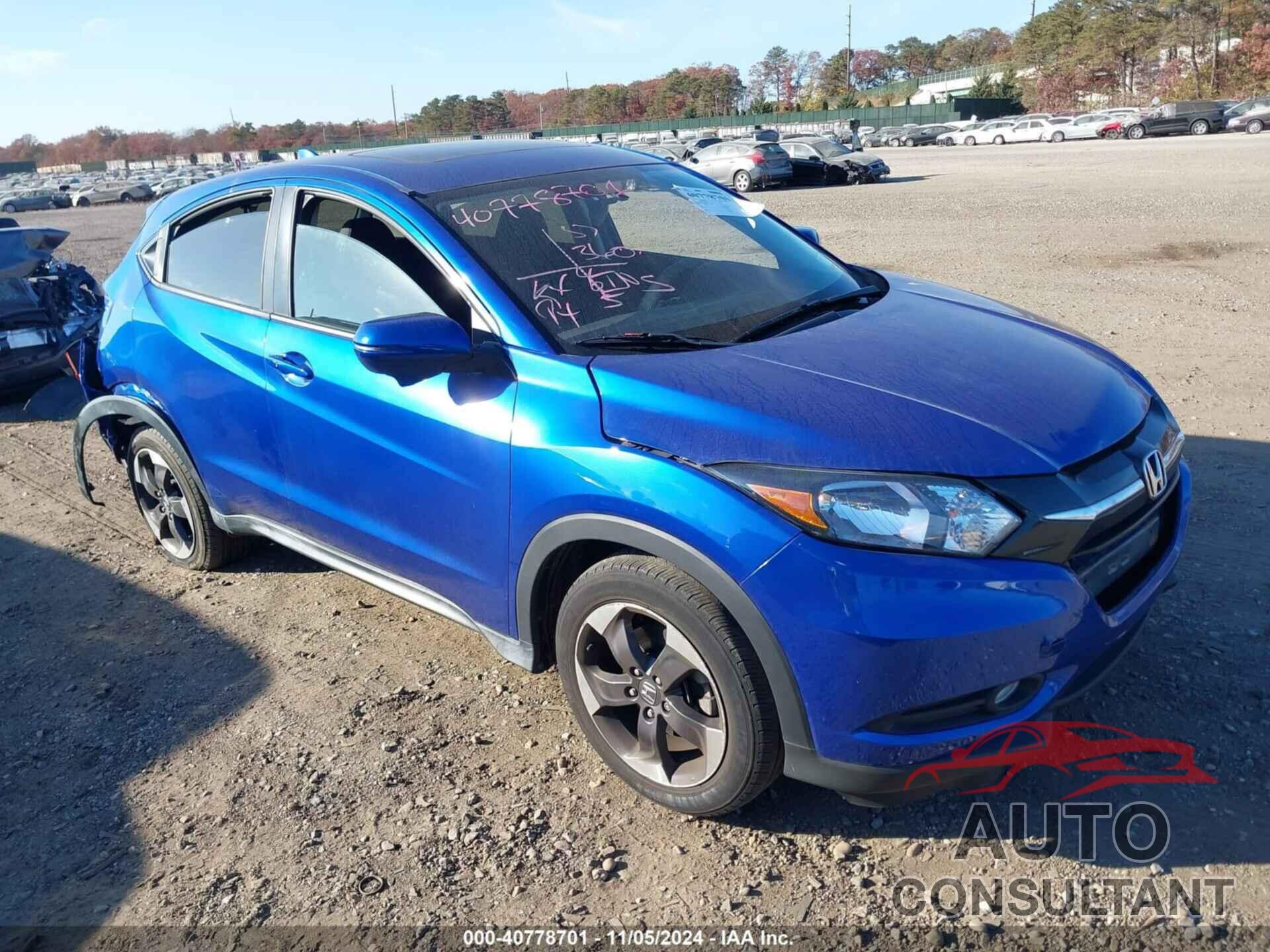 HONDA HR-V 2018 - 3CZRU6H53JM728614