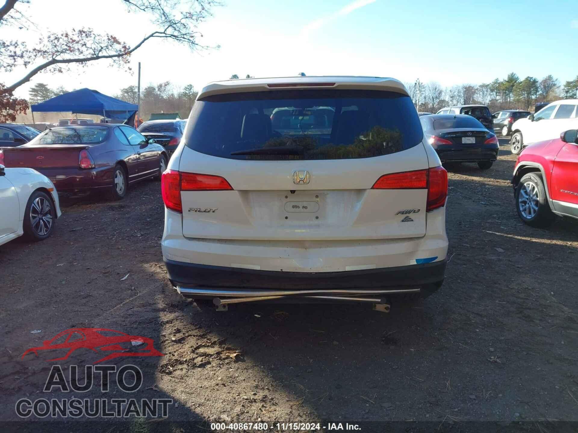 HONDA PILOT 2016 - 5FNYF6H53GB086274