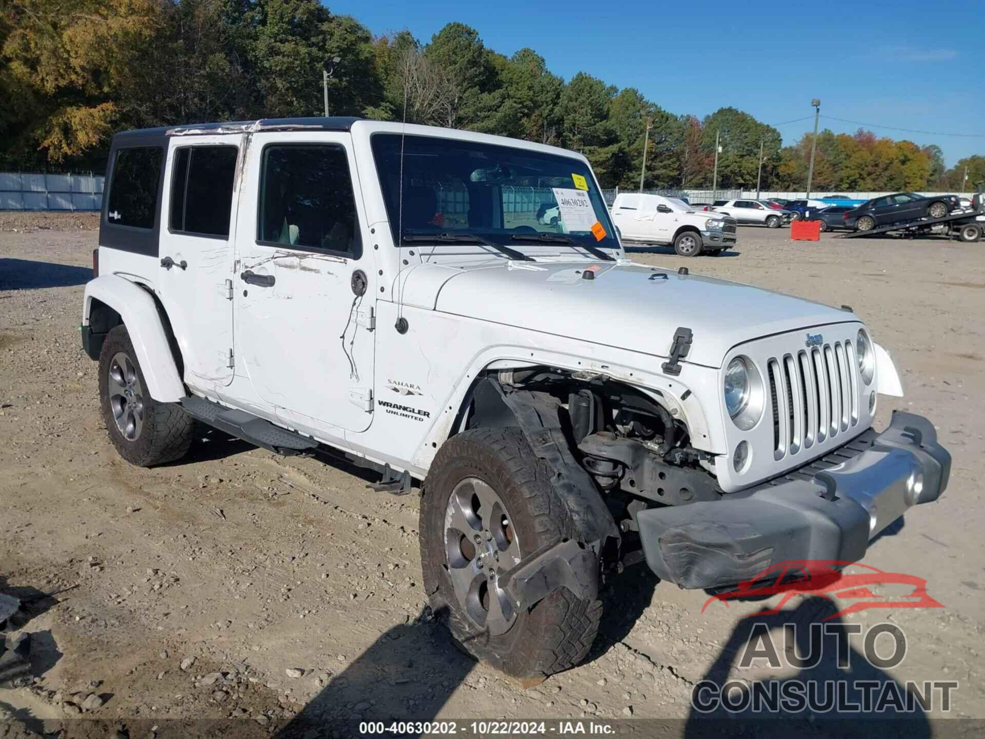 JEEP WRANGLER UNLIMITED 2016 - 1C4HJWEG3GL339076