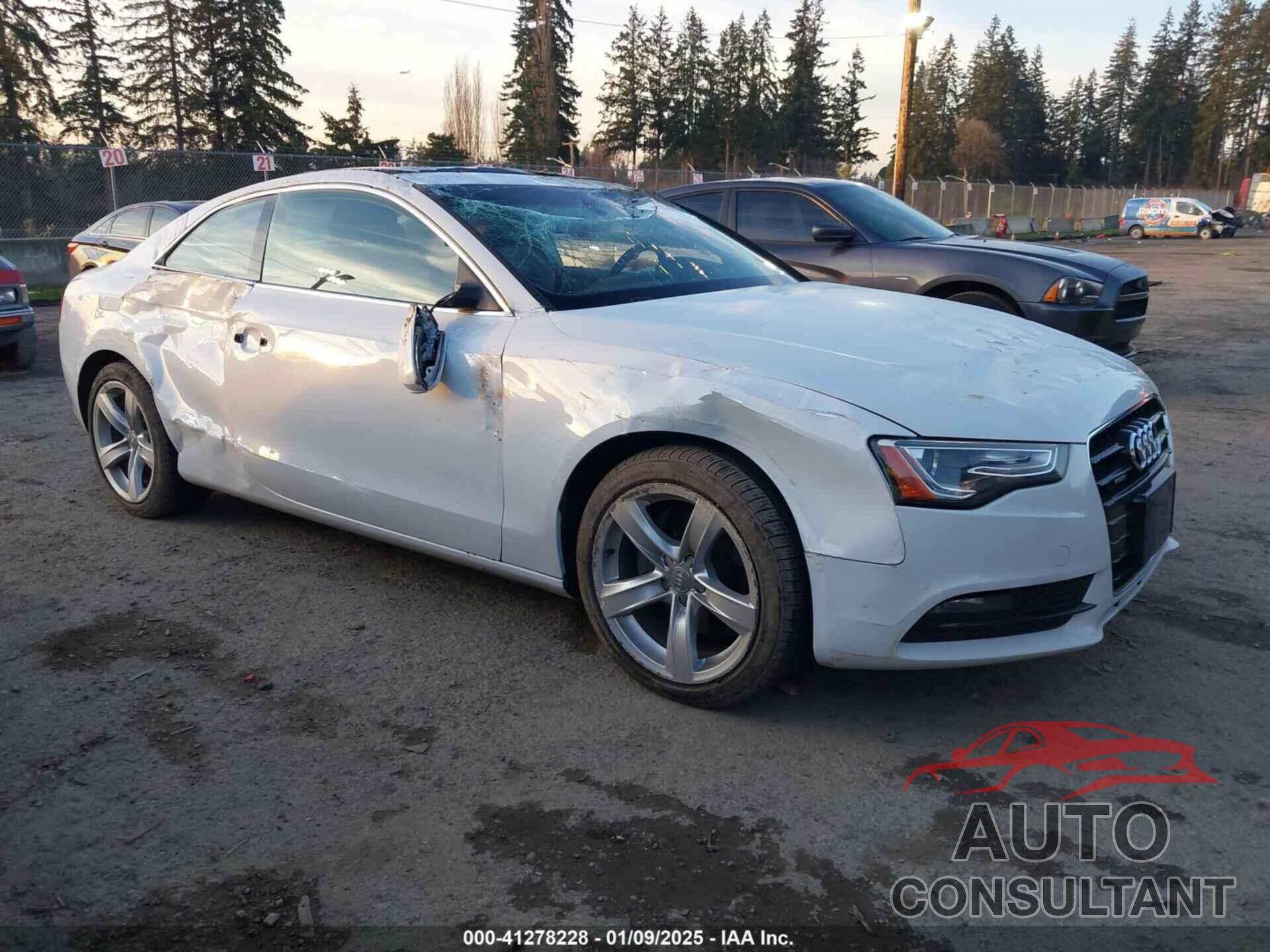 AUDI A5 2013 - WAULFAFR1DA020603