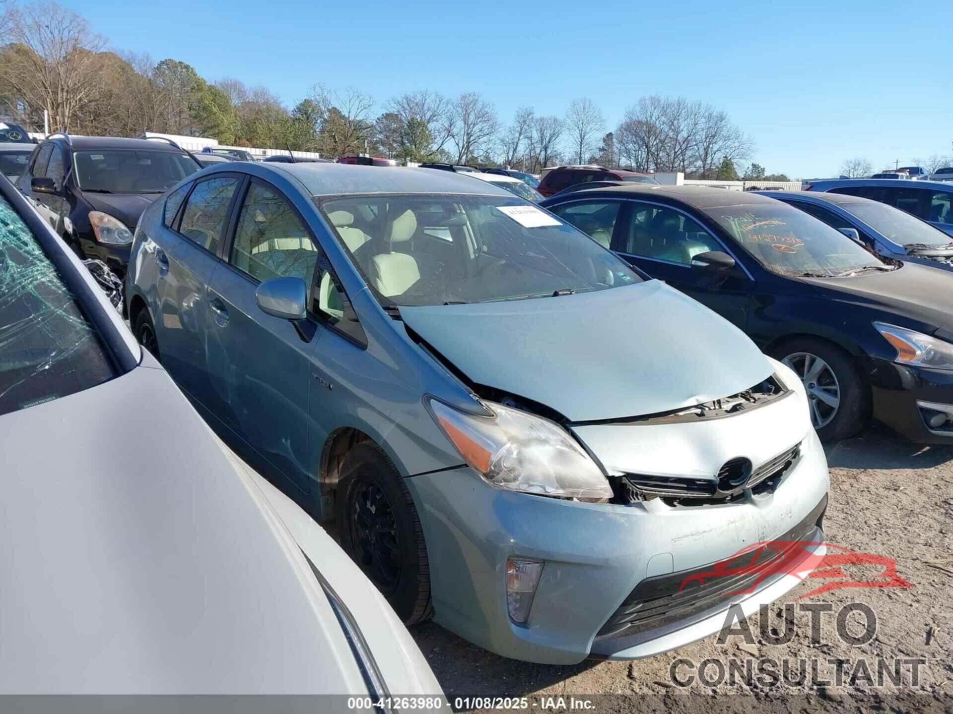 TOYOTA PRIUS 2013 - JTDKN3DU6D5626797
