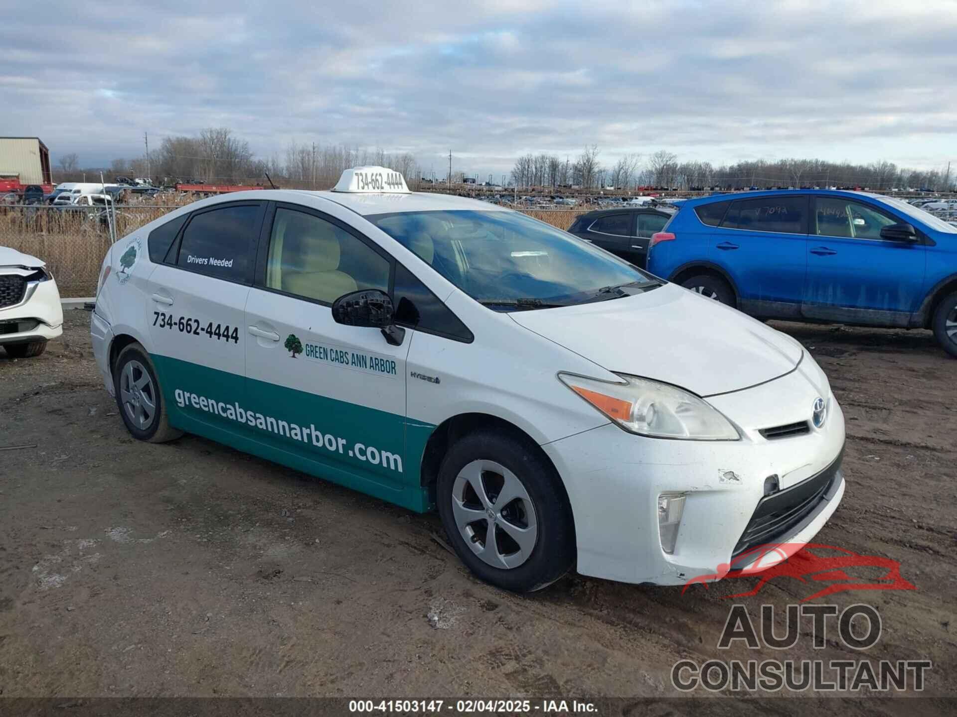 TOYOTA PRIUS 2012 - JTDKN3DU2C5471471