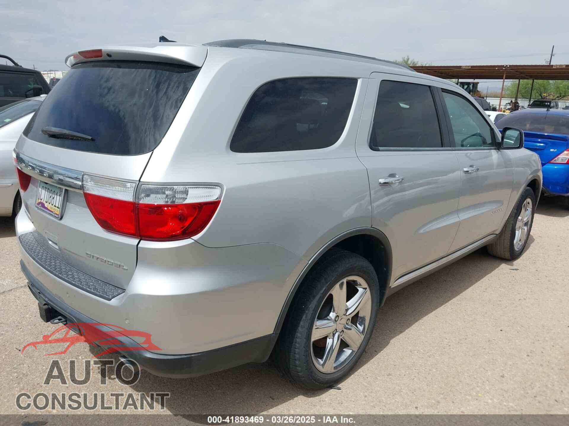 DODGE DURANGO 2013 - 1C4RDHEG5DC597263