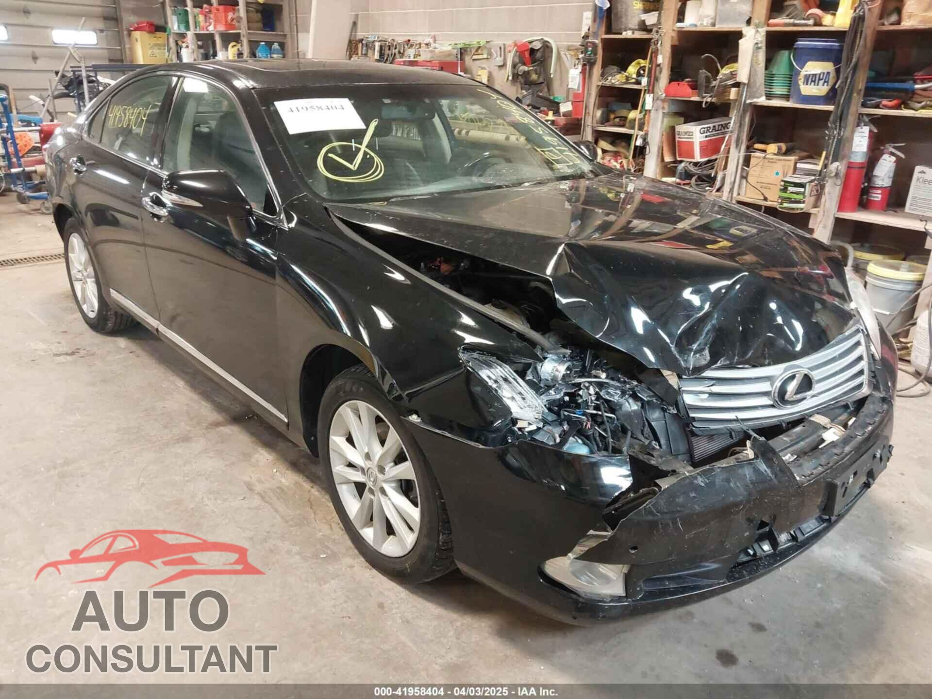 LEXUS ES 350 2011 - JTHBK1EG4B2436306
